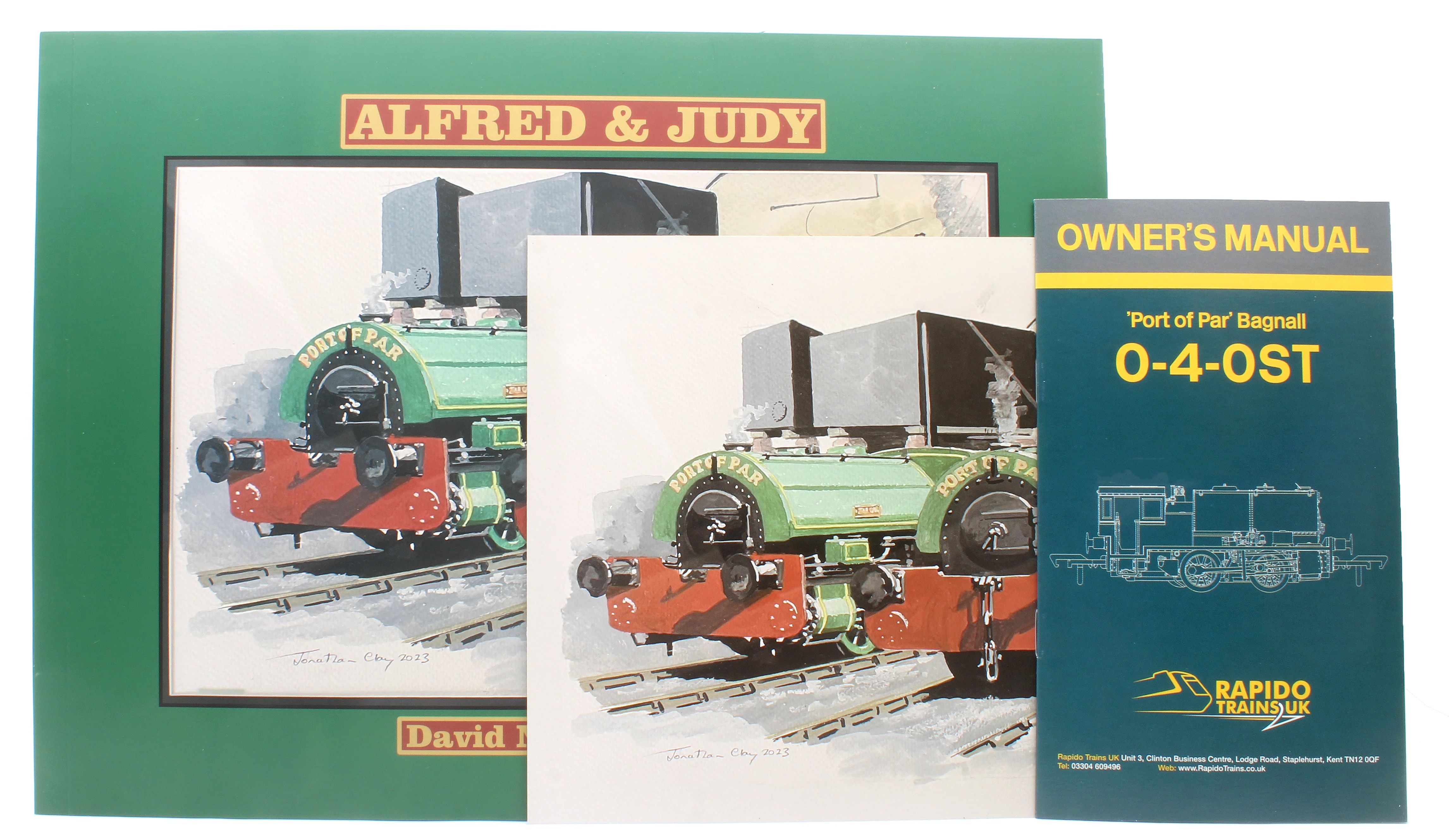 968501 Port of Par Bagnalls Twin Pack - Lined Dark Green Steam Locomotive - DCC Sound - Image 15