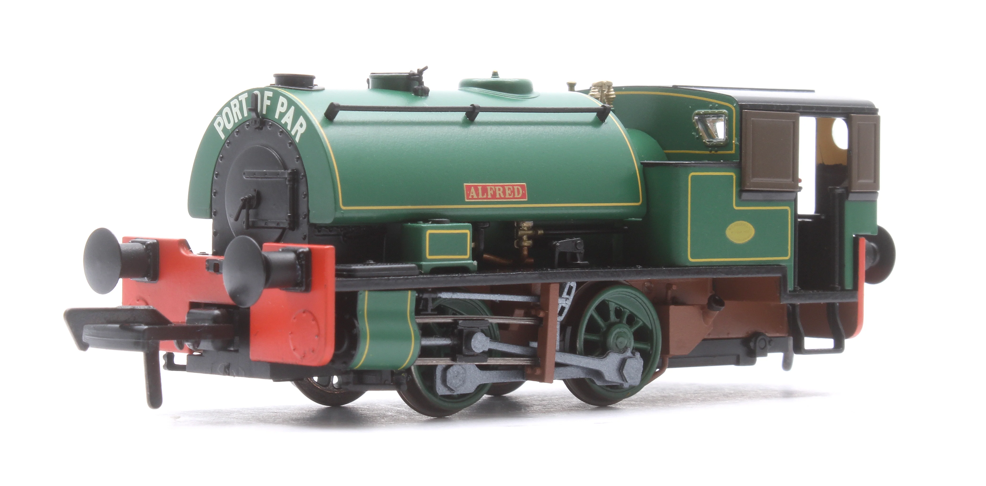 968501 Port of Par Bagnalls Twin Pack - Lined Dark Green Steam Locomotive - DCC Sound - Image 3