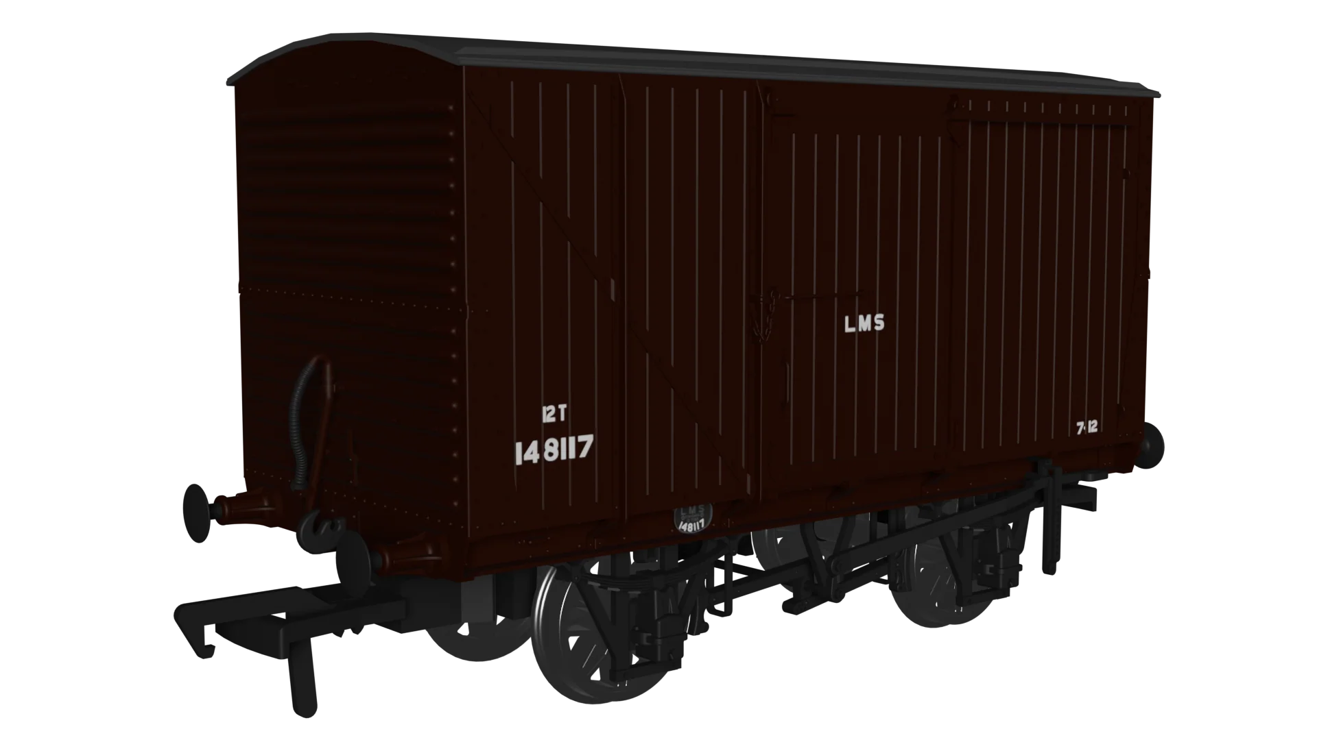 970006 12 Ton LMS D1663 Van - LMS (post-36) No.148117