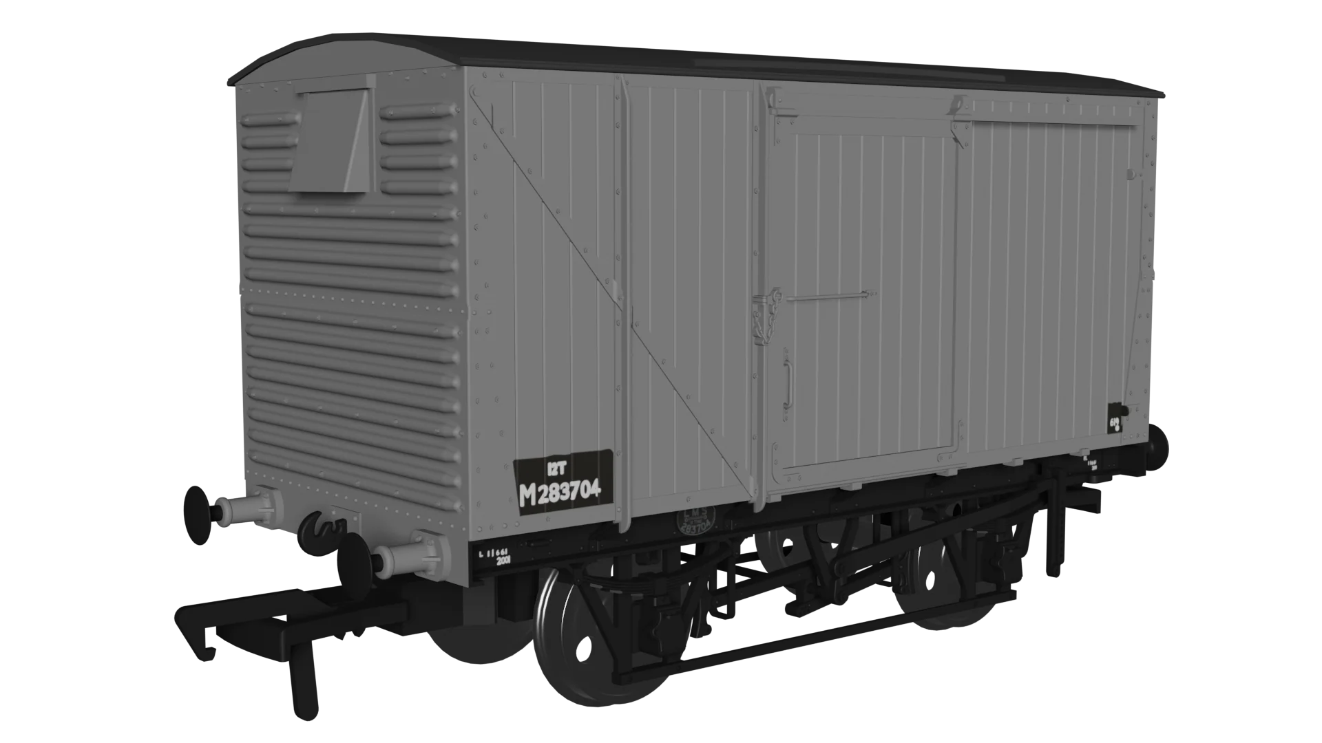 970107 12 Ton LMS D1832A Van - BR No.M283704