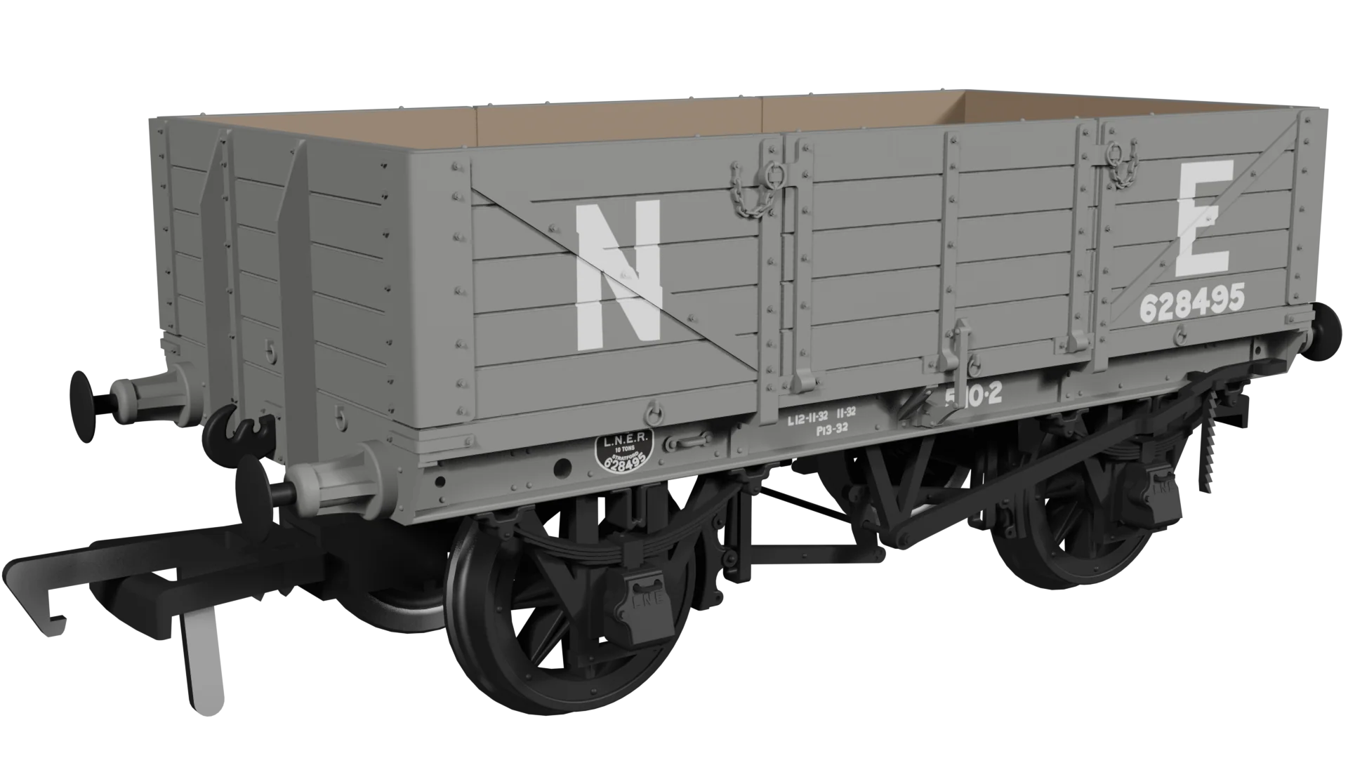 972009 GER Dia.17 5-Plank Open Wagon NE (pre-36) No.628495