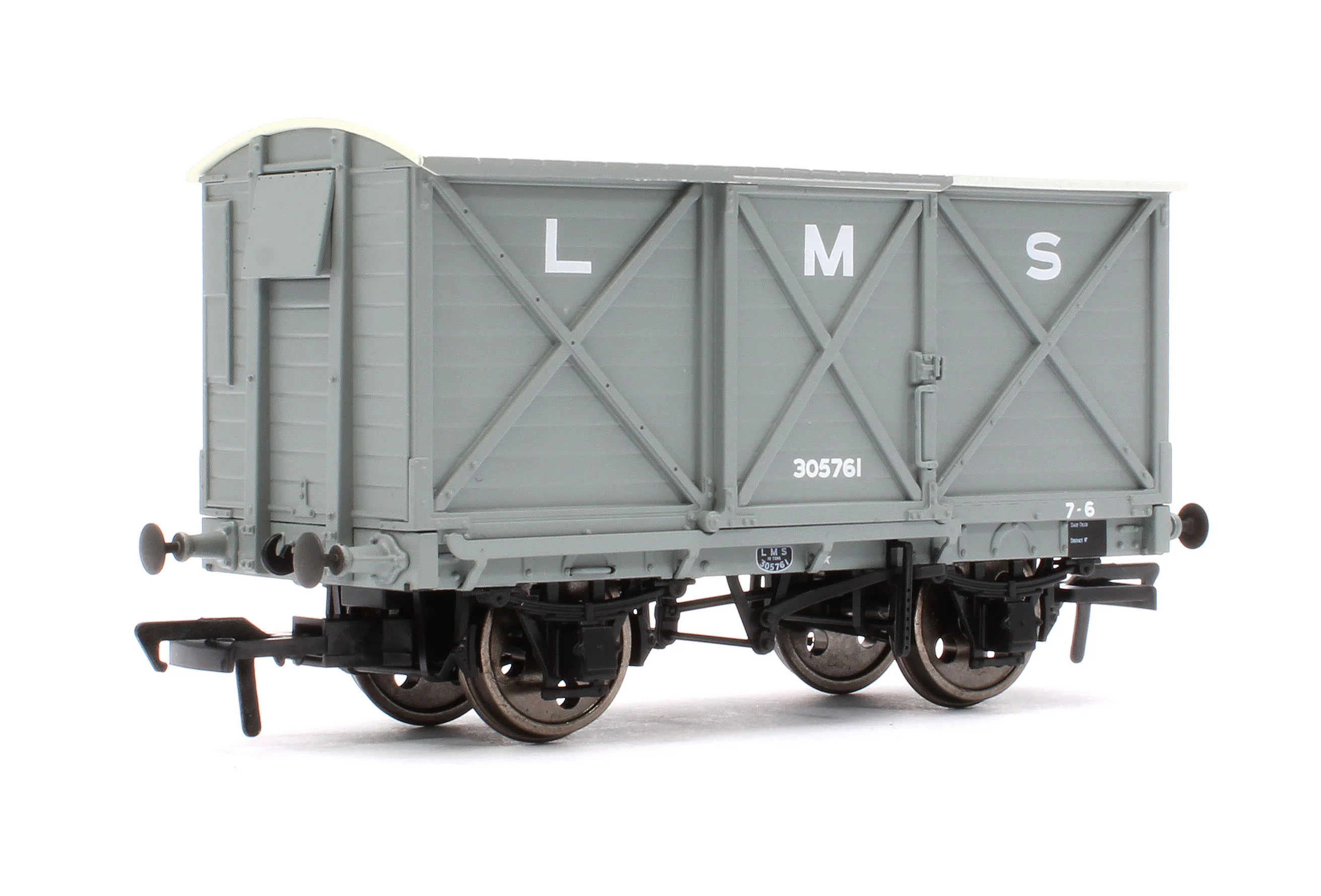 976008 Caledonian Railway Dia.67 10t Van - LMS (pre-36) No.305761 - Image 3