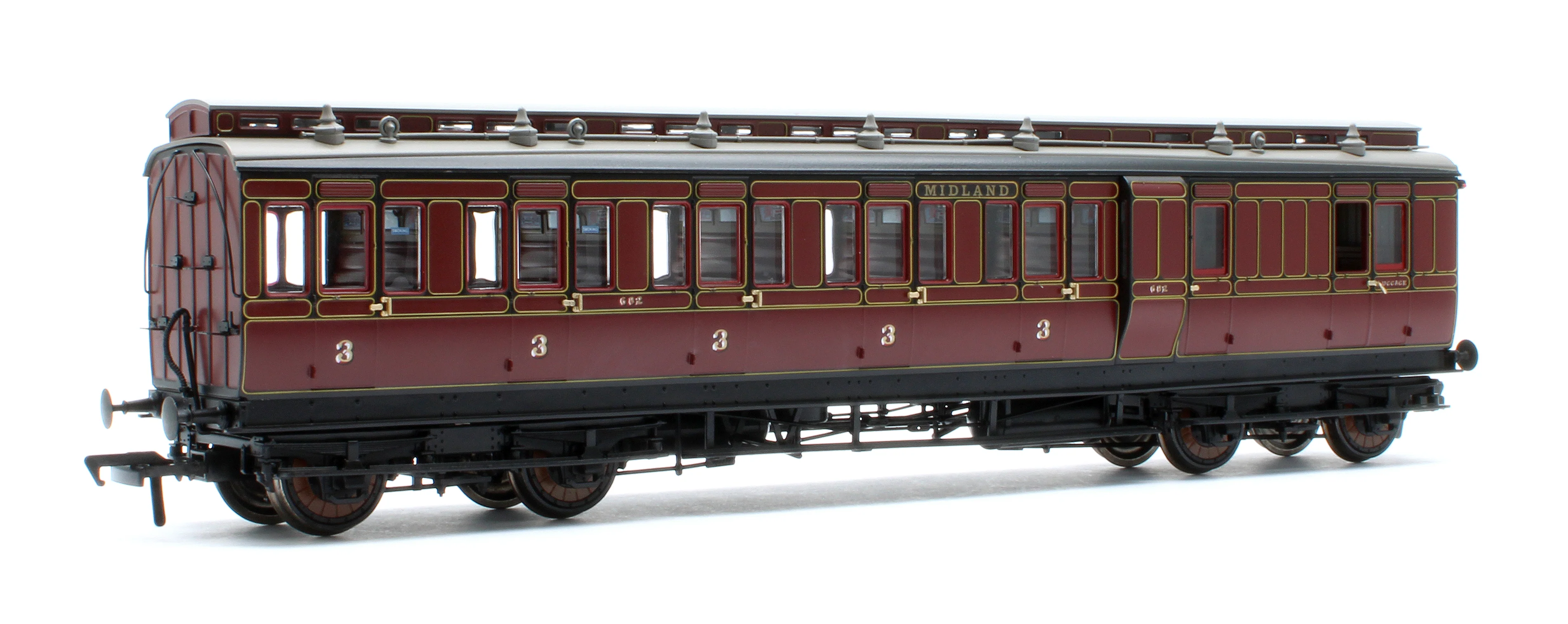 978006 48' Midland Railway ‘Evolution’ Bogie Coach Non-Corridor Brake Third No.682 - Image 3