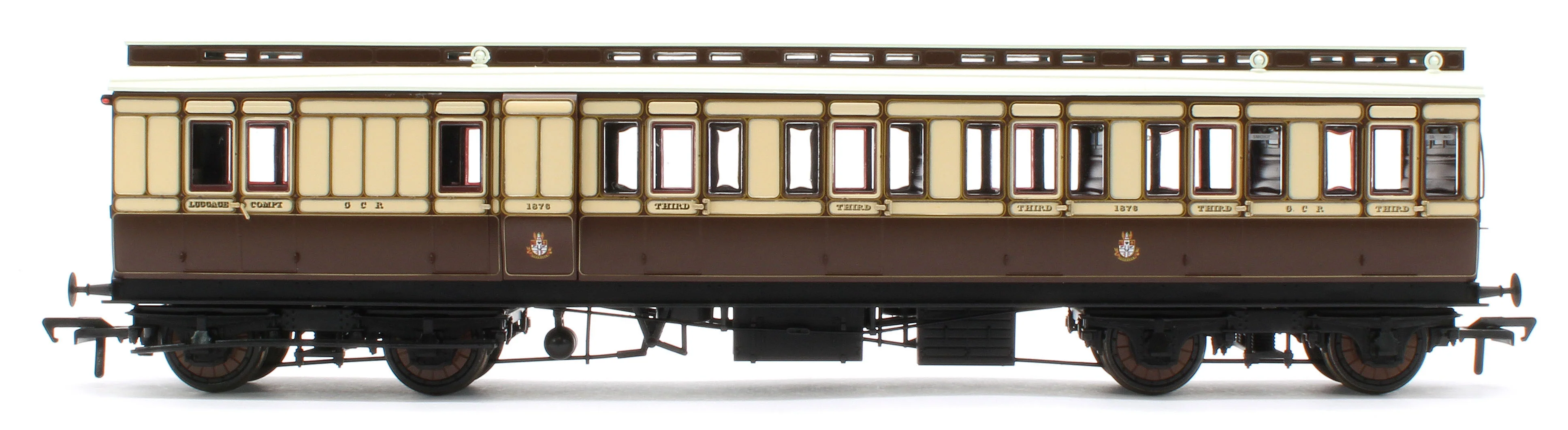 978017 48' GCR ‘Evolution’ Bogie Coach Non-Corridor Carriage No.1876, No.2305 & No.1366 3-Pack - Image 4