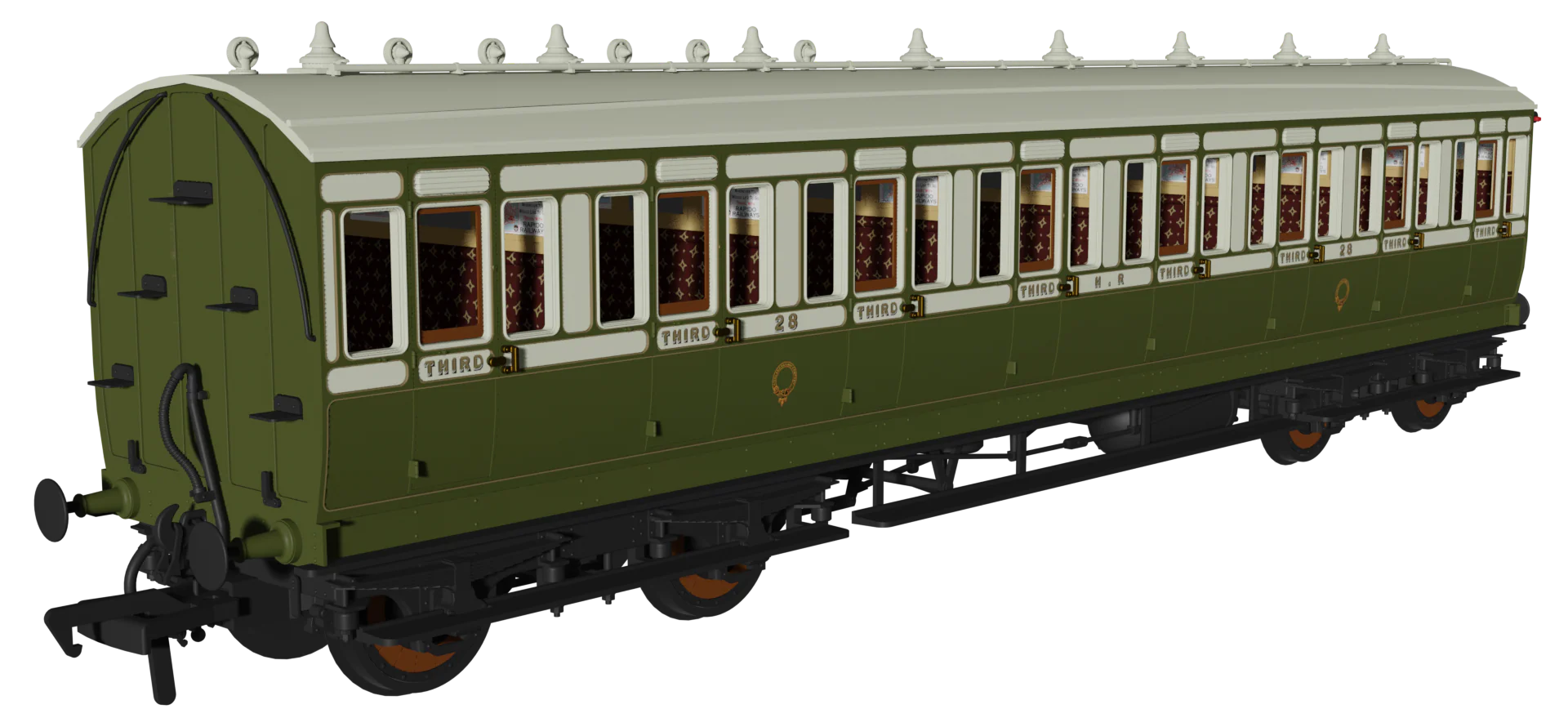 978115 ‘Evolution’ 48’ Highland Railway Green and White Third No.28