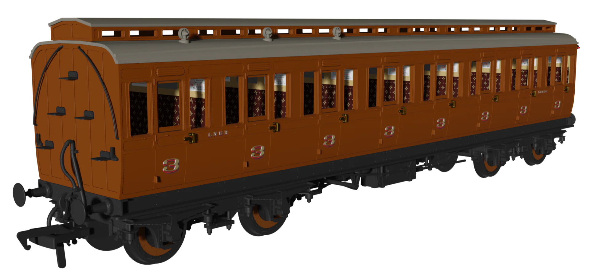 978221 Evolution' 48' LNER Non-Corridor Third No.52236