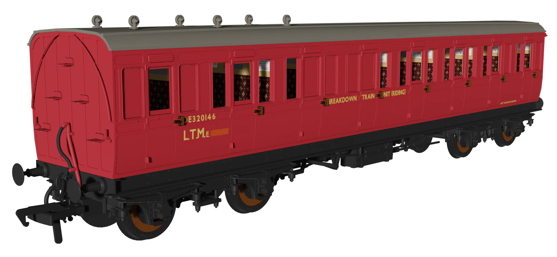 978239 Evolution' 48' BR Engineers Non-Corridor Third No.DE320146