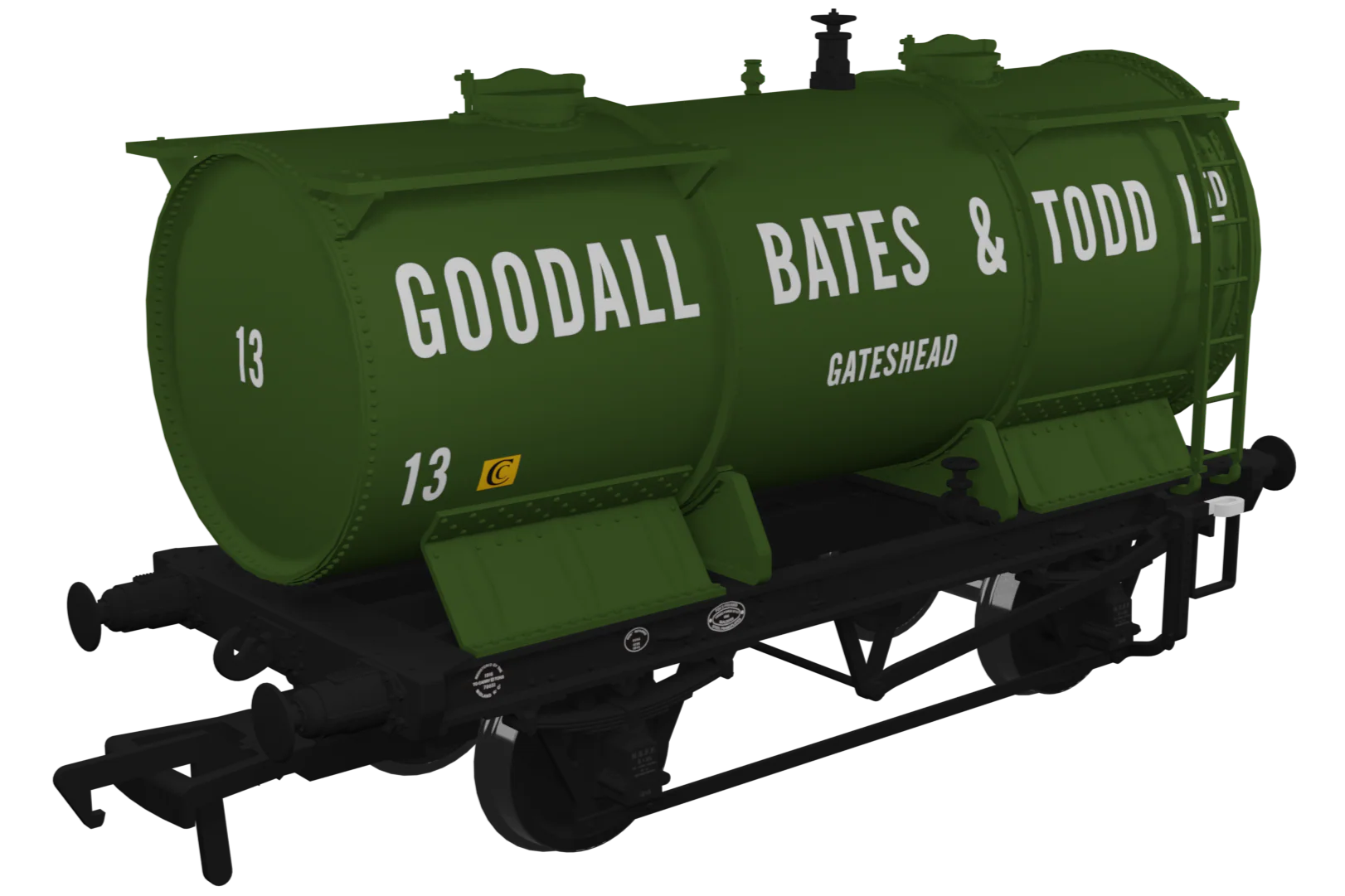 981012 Chemical Tank Wagon - Goodall, Bates & Todd No.13