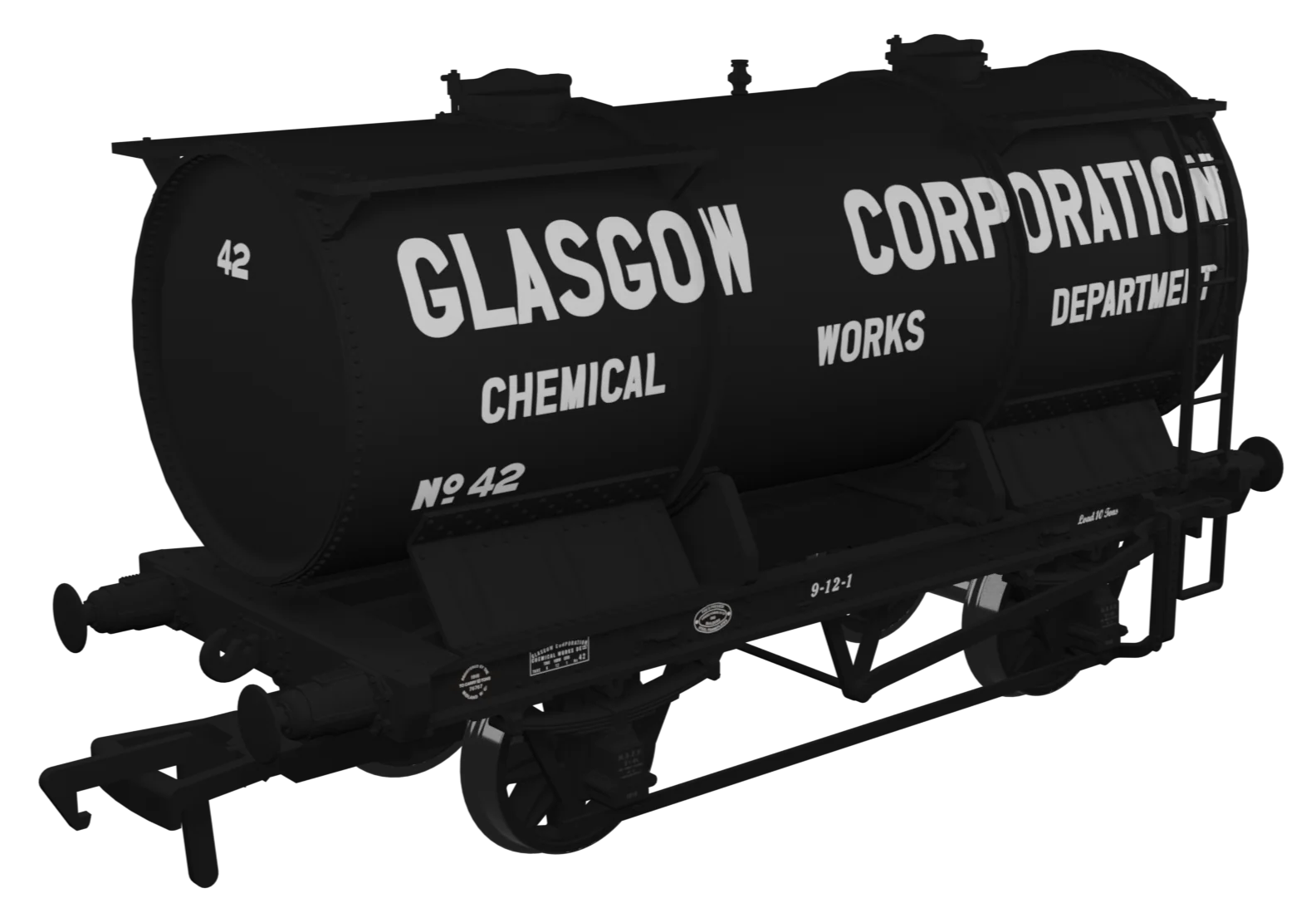 981013 Chemical Tank Wagon - Glasgow Corporation Chemical Department No.42