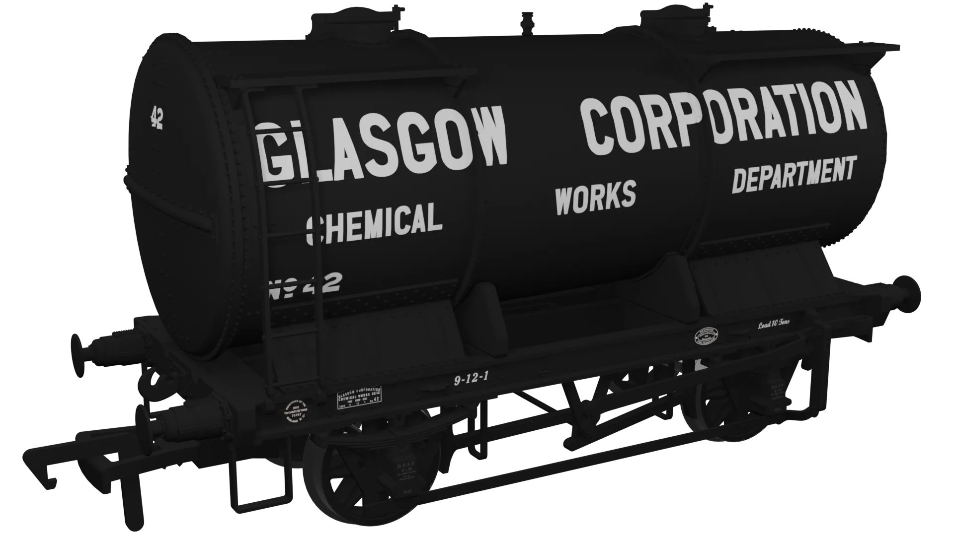 981013 Chemical Tank Wagon - Glasgow Corporation Chemical Department No.42 - Image 2