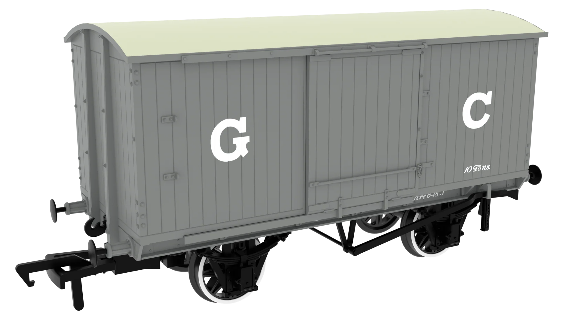 983001 GCR Dia. 17B Van - No. 43870 GCR Grey