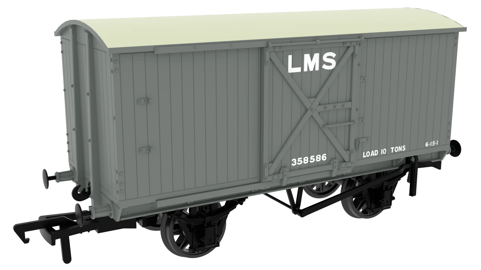 983010 GCR Dia. 17B Van - No. 358586 LMS Grey (pre-’36)
