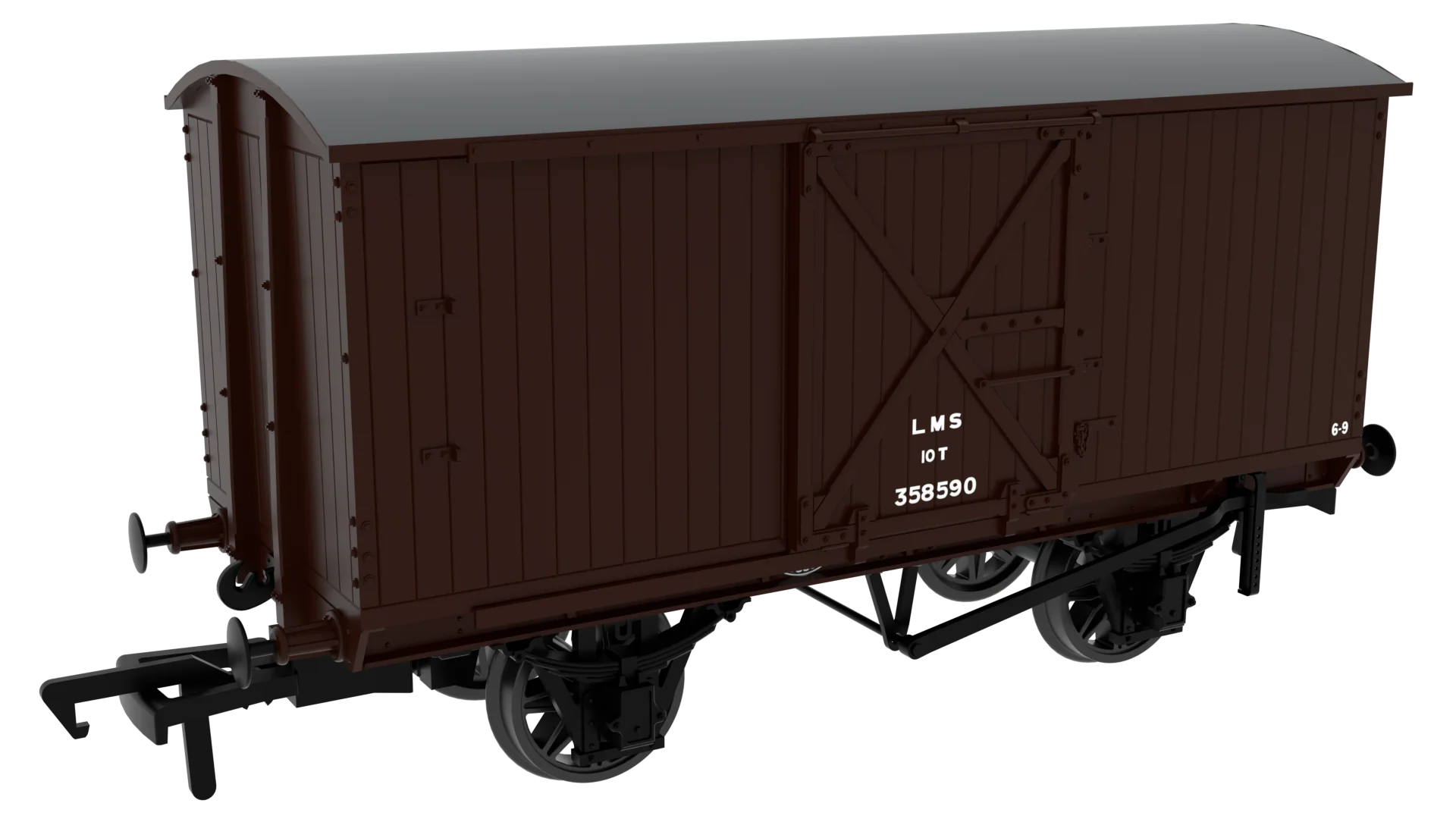 983012 GCR Dia. 17B Van - No. 358590 LMS Bauxite (post-’36)