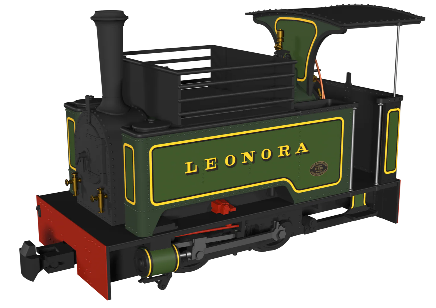 986002 Sirdar Class 0-4-0 Kerr, Stuart & Co. Long-Tank ‘Leonora’ Lined Green Steam Locomotive