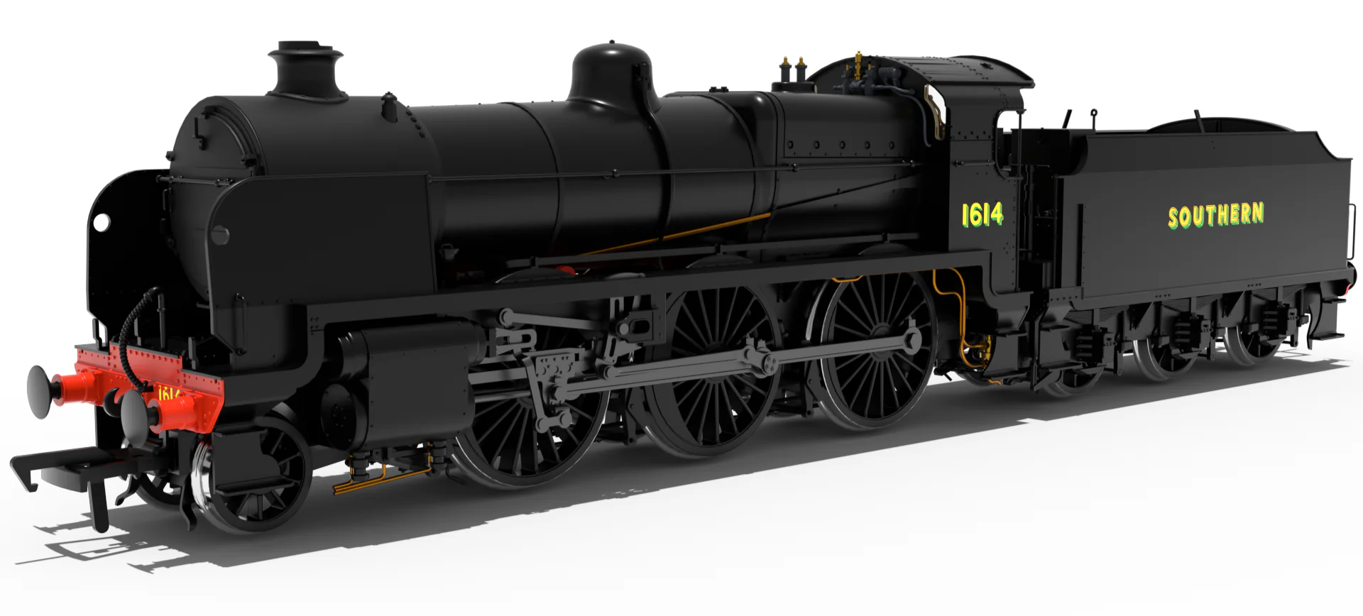 992004 SR U Class 2-6-0 No.1614 - SR Black & Sunshine Lettering Steam Locomotive