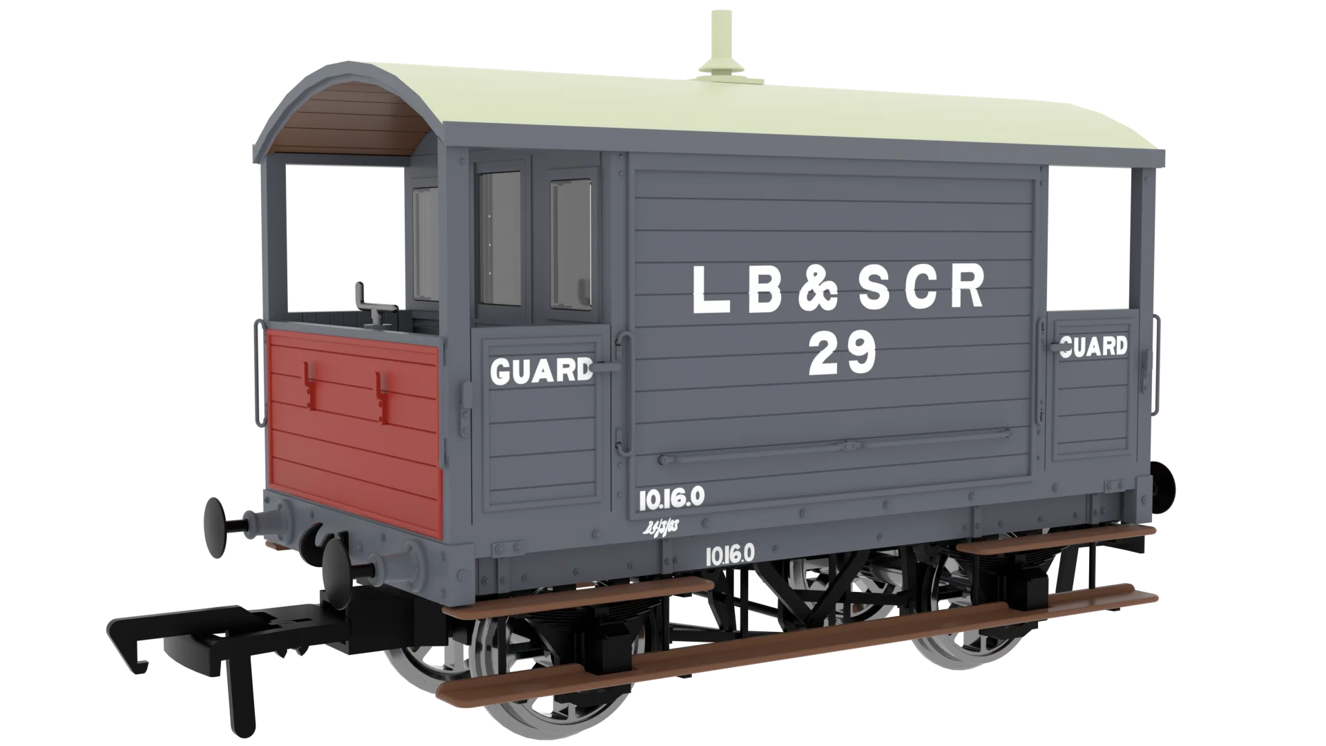 994002 LBSC 4 Wheel Brake Van - LB&SCR No.29