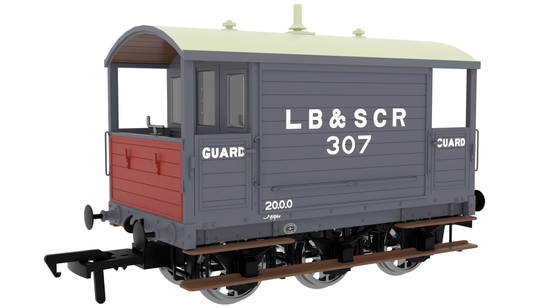 994102 LBSC 6 Wheel Brake Van - LB&SCR No.307