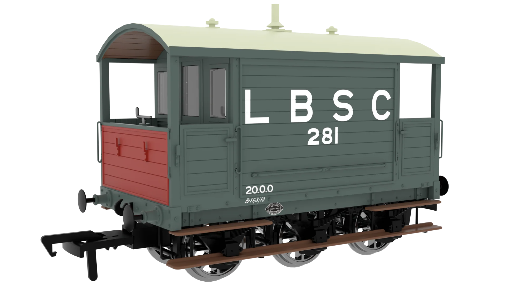 994103 LBSC 6 Wheel Brake Van - LBSC No.281