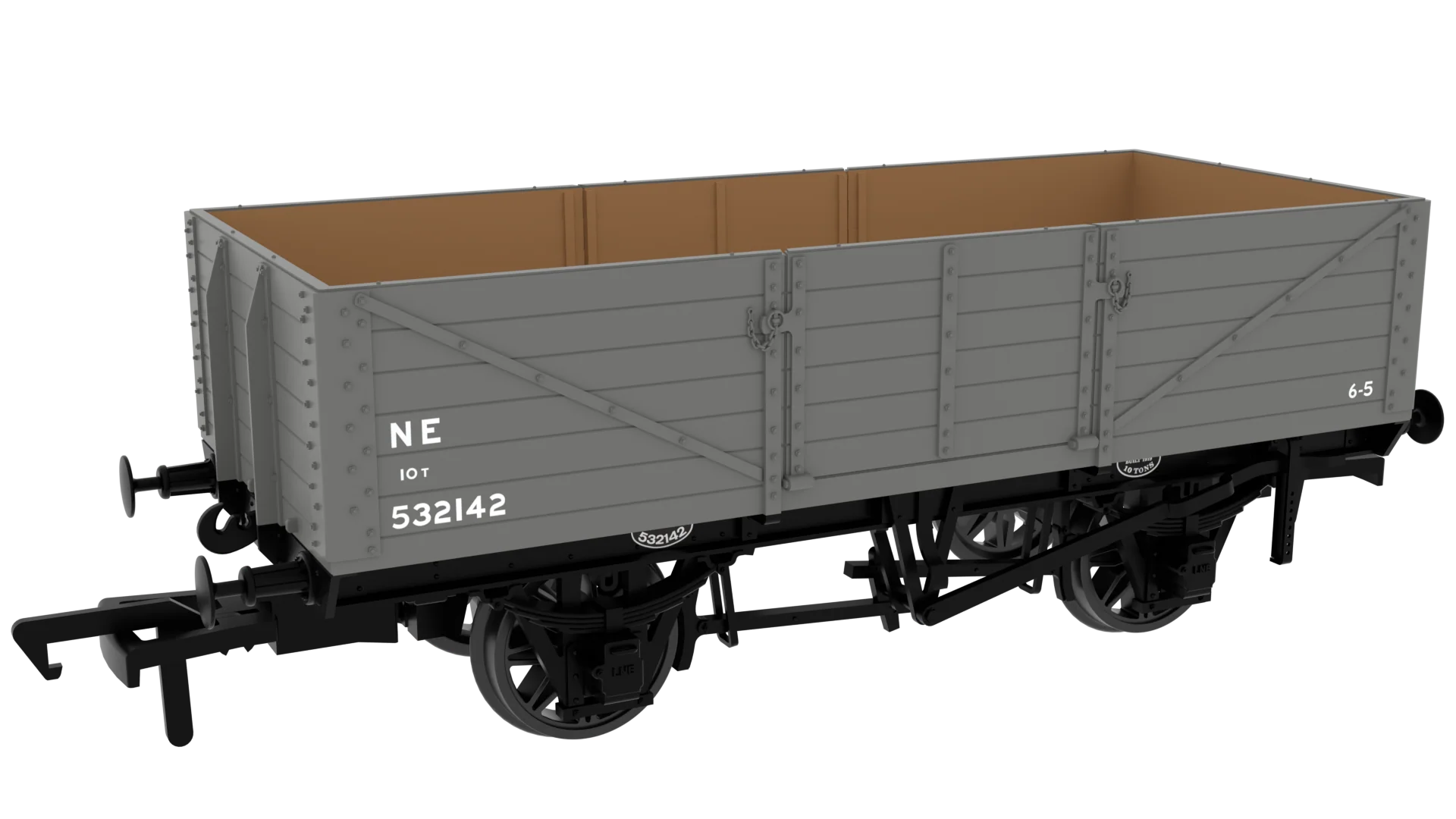 995008 GCR Dia. 9A/9B 6-Plank - No. 532142 LNER Grey (post-’36)