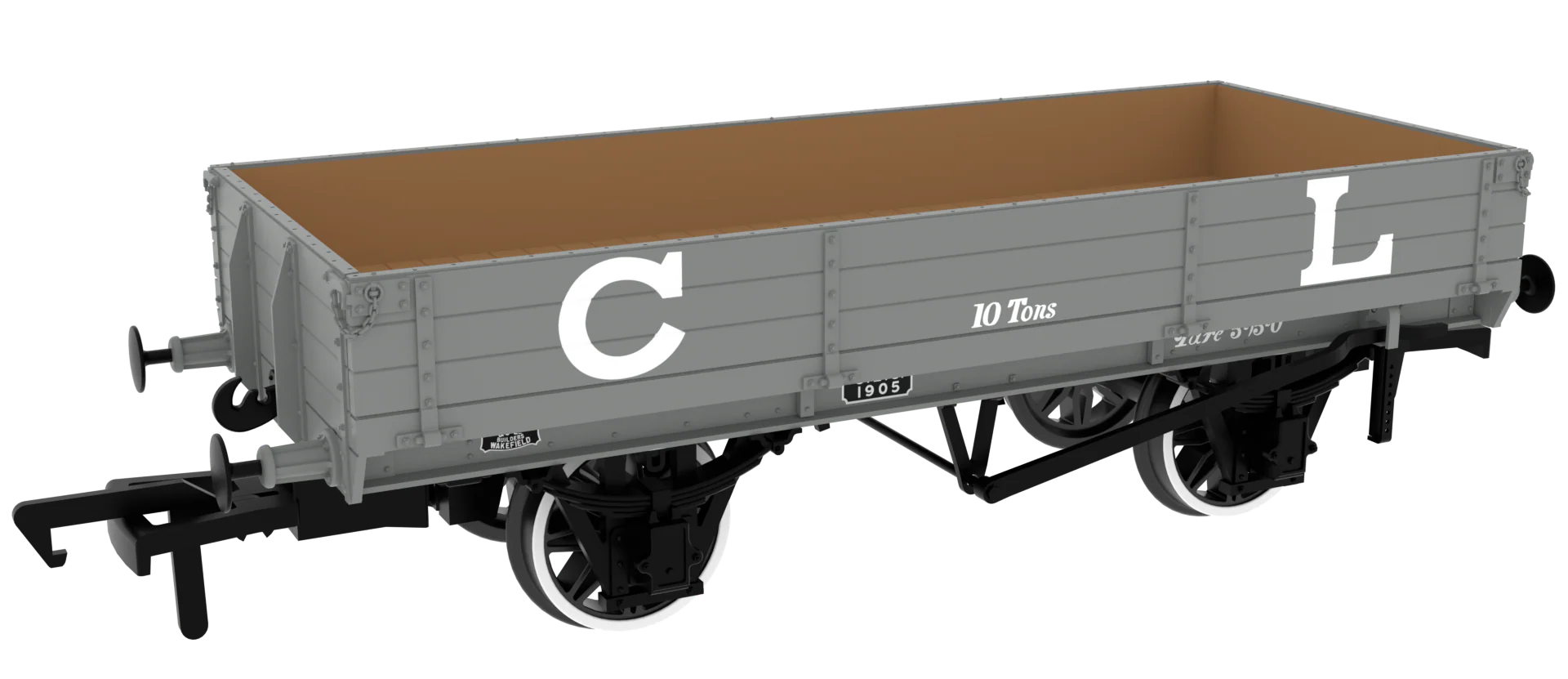 996003 GCR Dia. 6C 3-Plank Open - No. 1905 CLC Grey