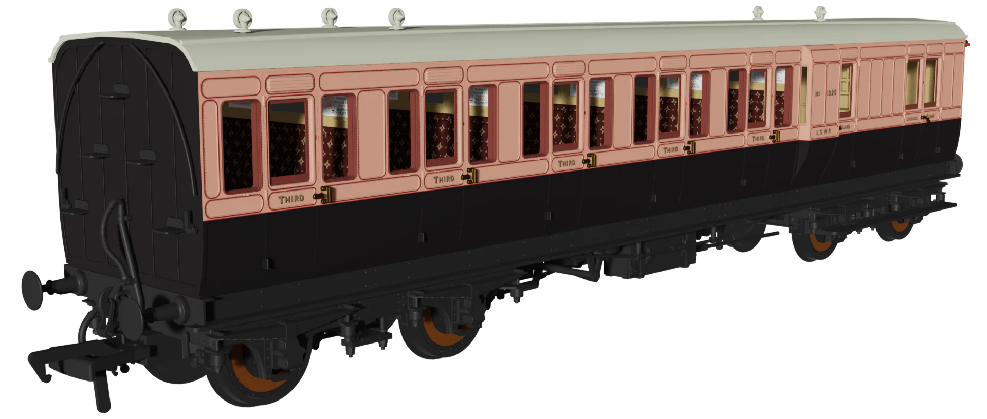 978101 ‘Evolution’ 48’ London and South Western Railway Salmon and Brown No.1225, 237 & 736 Triple Pack - Image 2