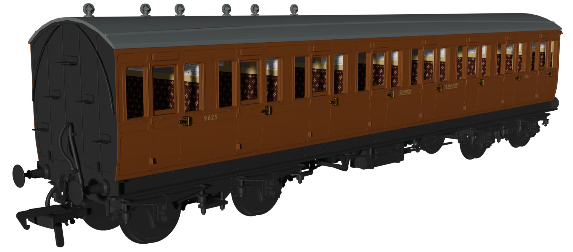 978125 ‘Evolution’ 48’ London Transport Brown No.9631, 9625 & 9607 Triple Pack - Image 3