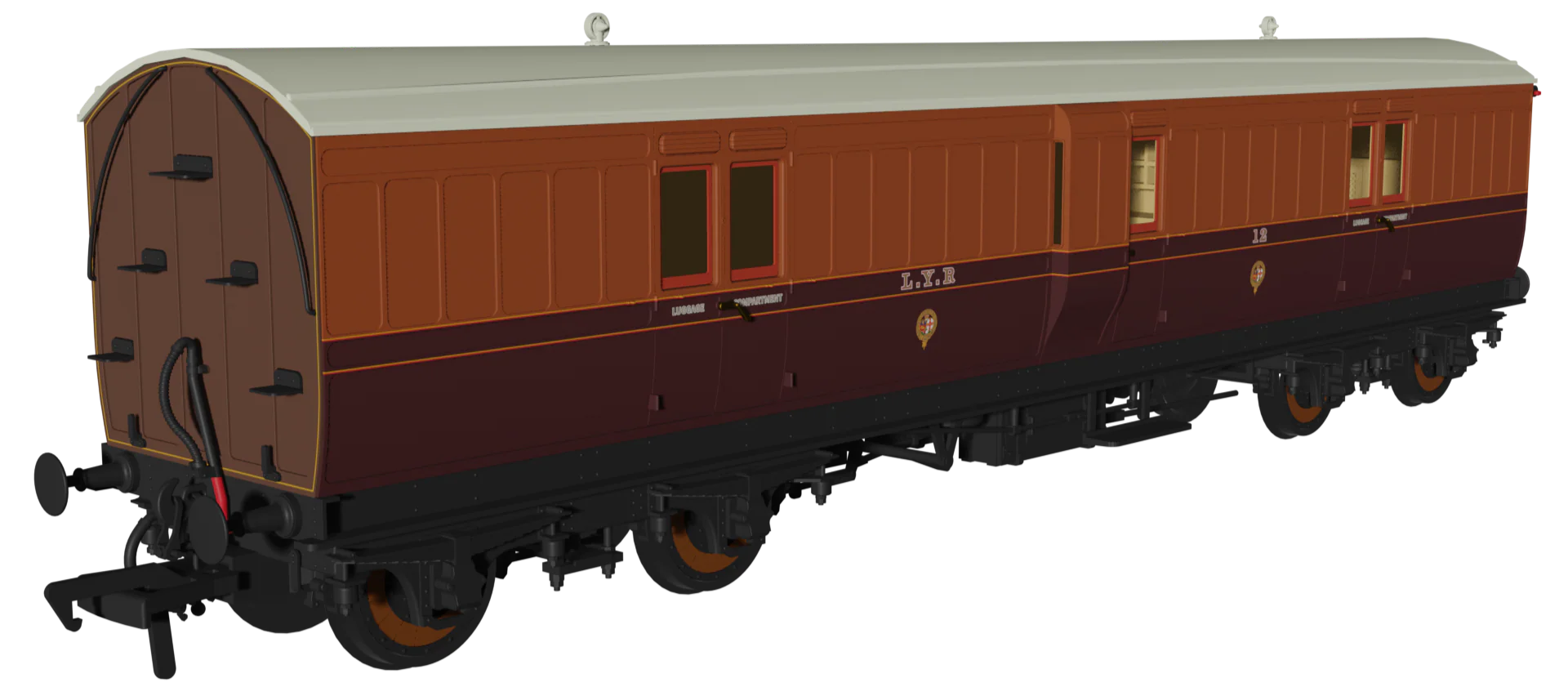 978142 ‘Evolution’ 48’ Lancashire and Yorkshire Railway Brown & Umber Full brake No.12