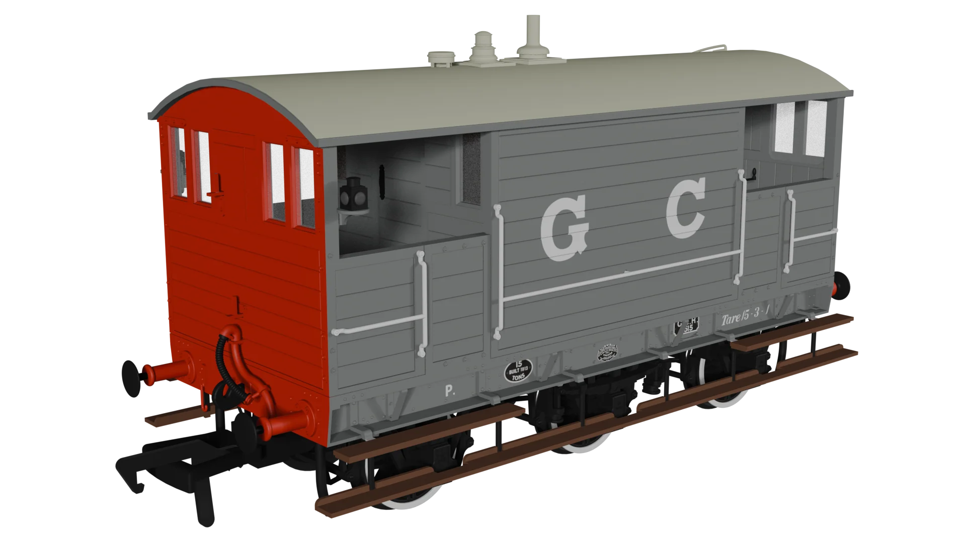 975003 GCR 15T 6w Brake - GC Grey No.9515