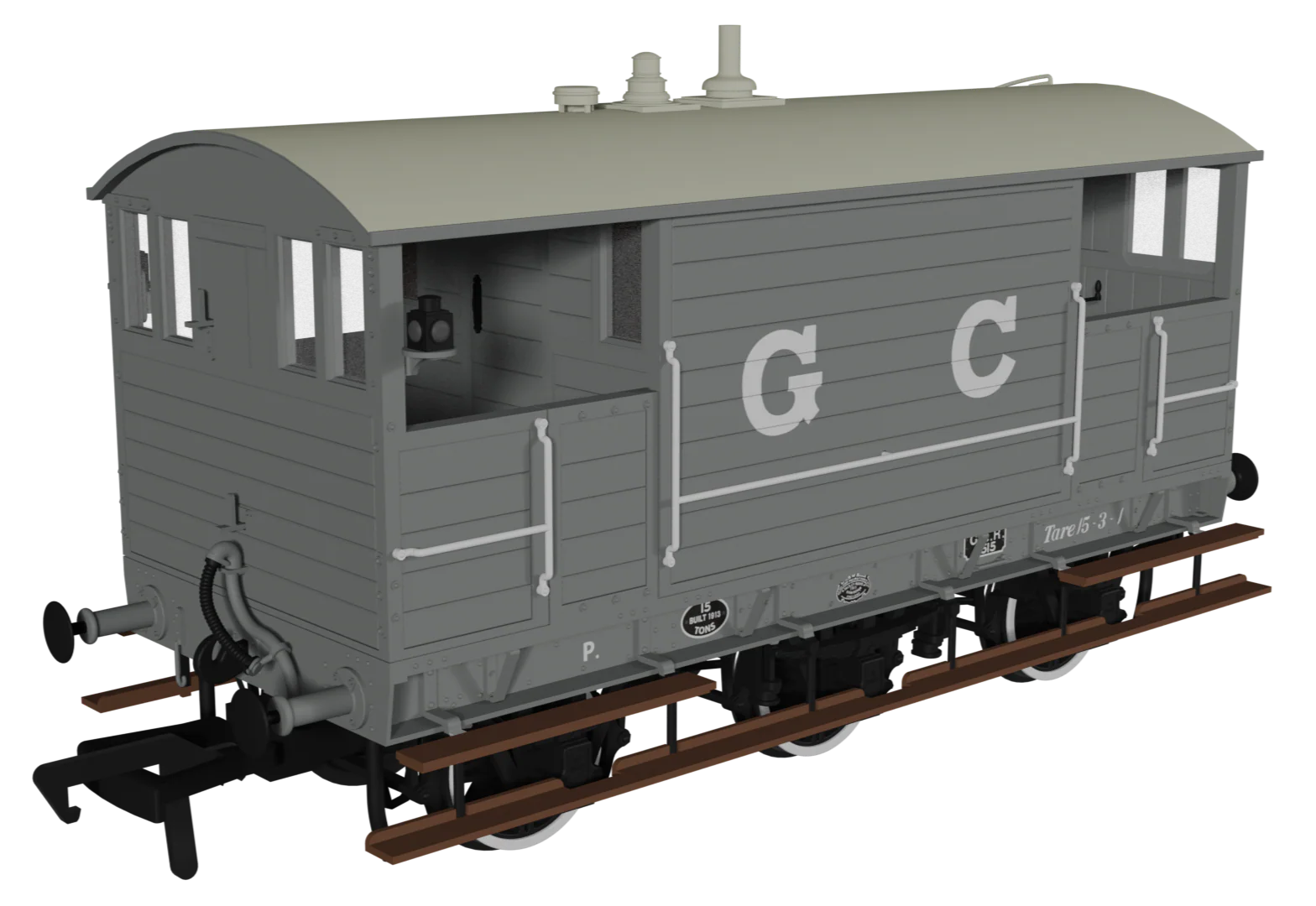 975003 GCR 15T 6w Brake - GC Grey No.9515 - Image 2