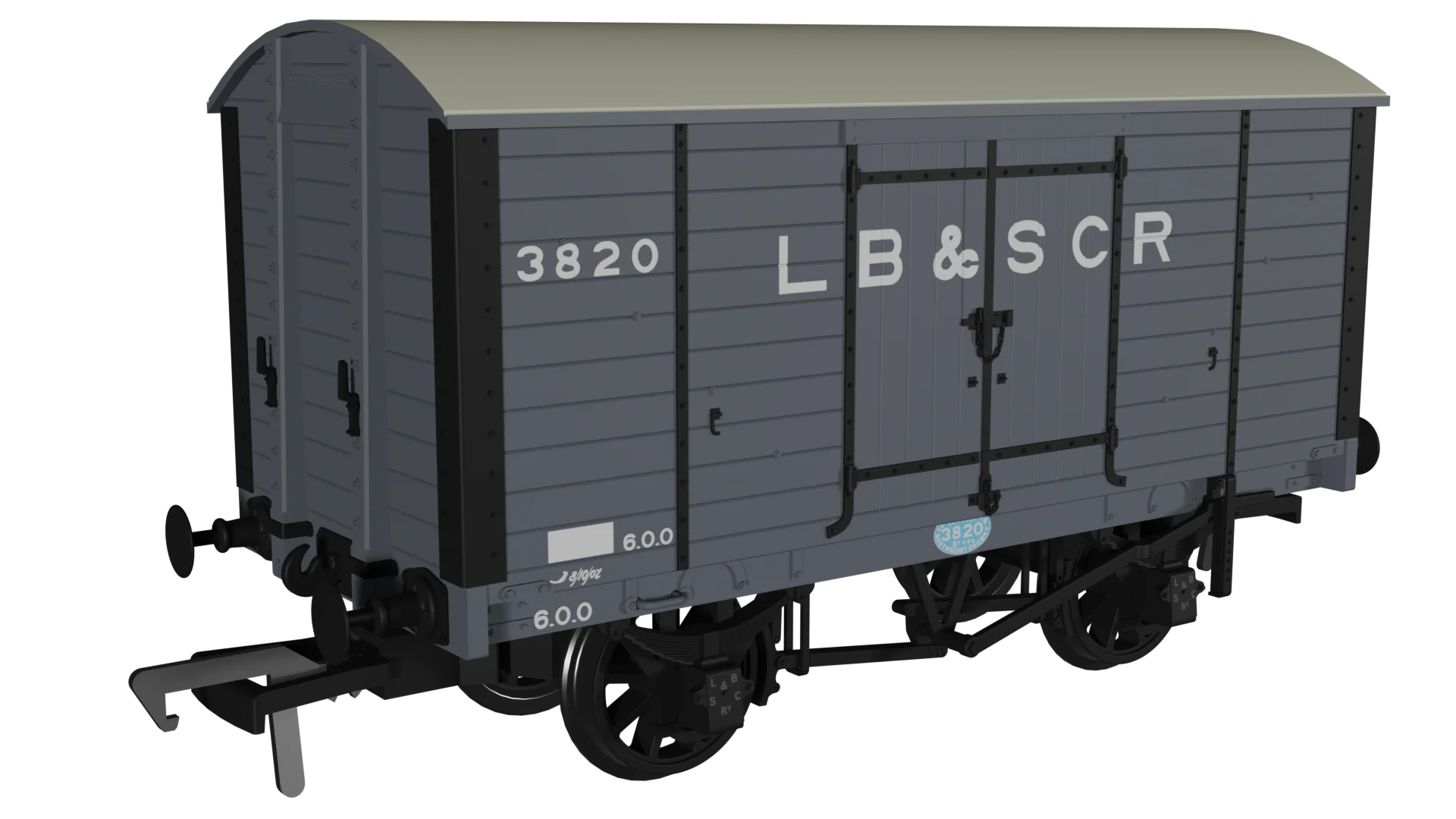 979002 LB&SCR Dia.8-Ton Goods Van LB&SCR No.3820