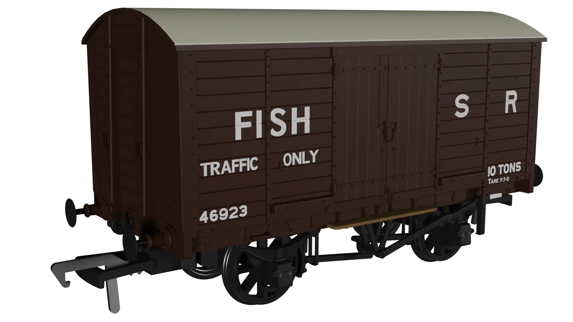 979009 LB&SCR Dia.8-Ton Goods Van SR (as preserved) No.46923 - Image 3