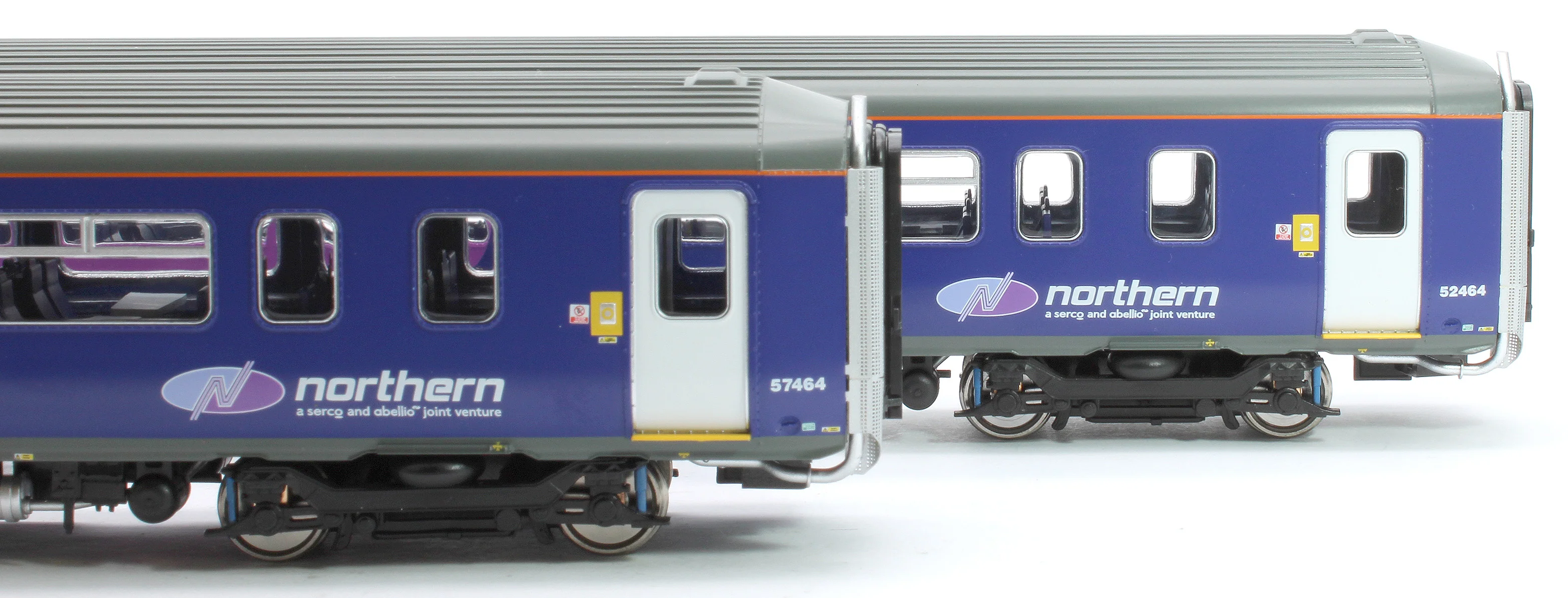 RT156-421 Class 156 Northern Midnight Blue Livery 2 Car DMU '156464' - Image 3