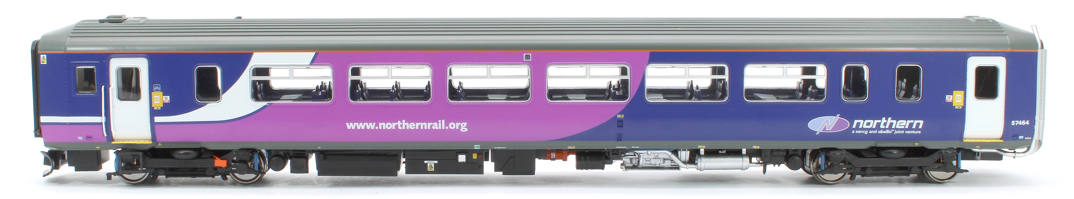 RT156-421 Class 156 Northern Midnight Blue Livery 2 Car DMU '156464' - Image 9