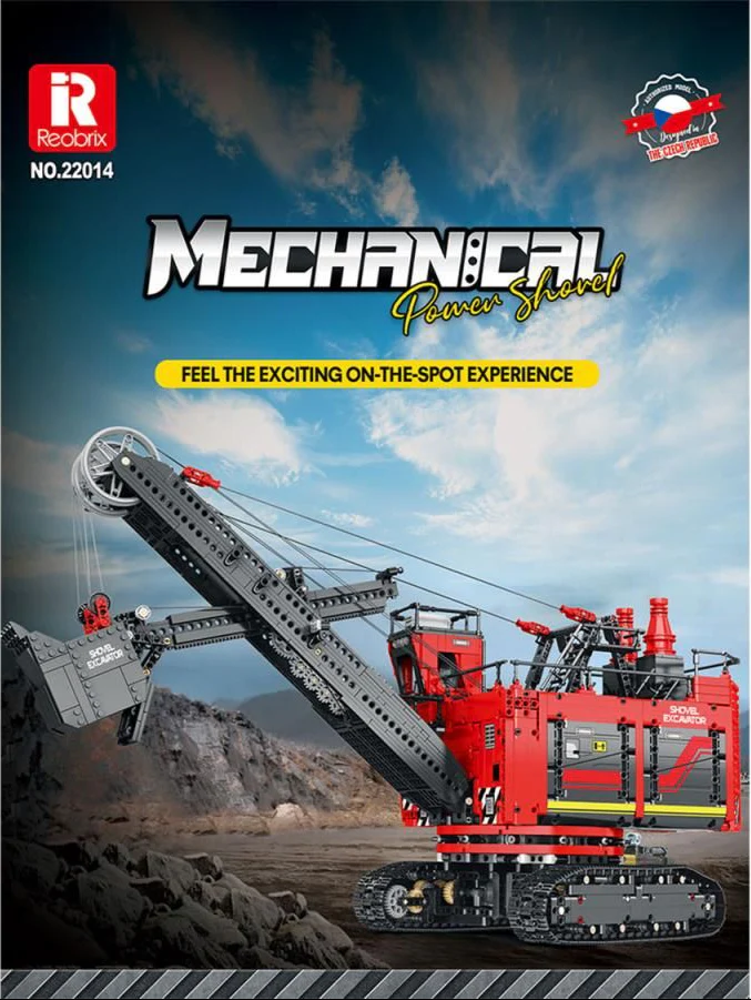 22014 RC Electric Shovel Excavator 2968pc Construction Set