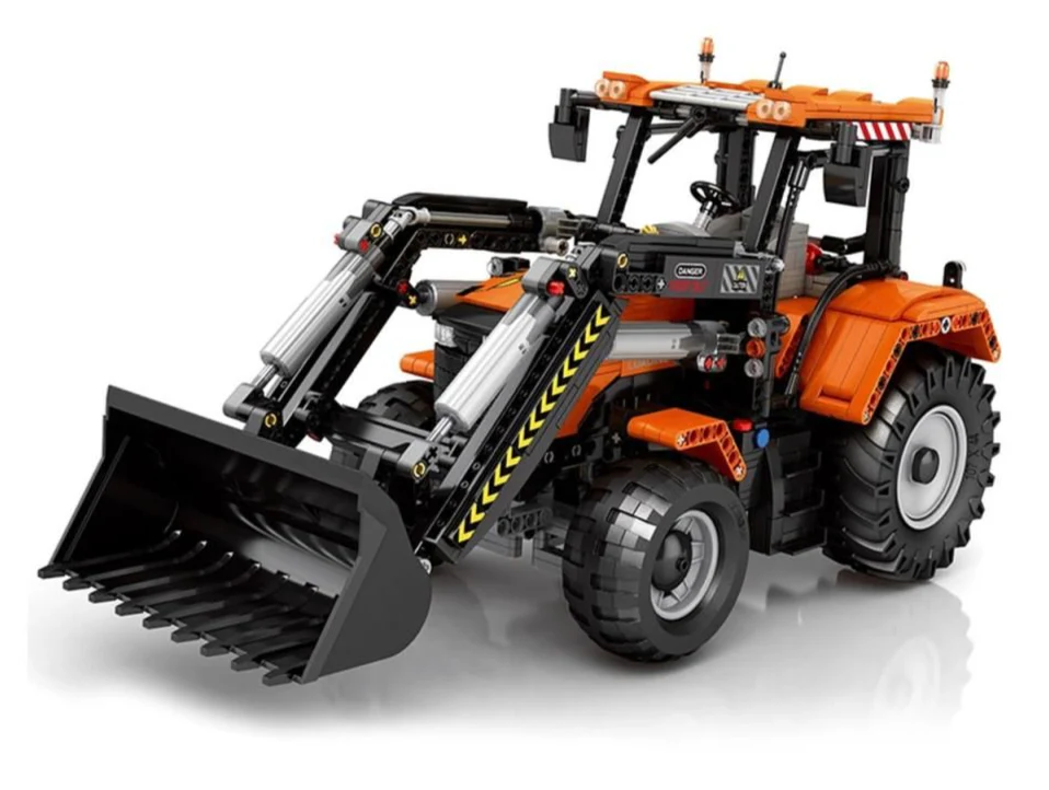22024 RC Front Loader Tractor 1496pc Construction Set