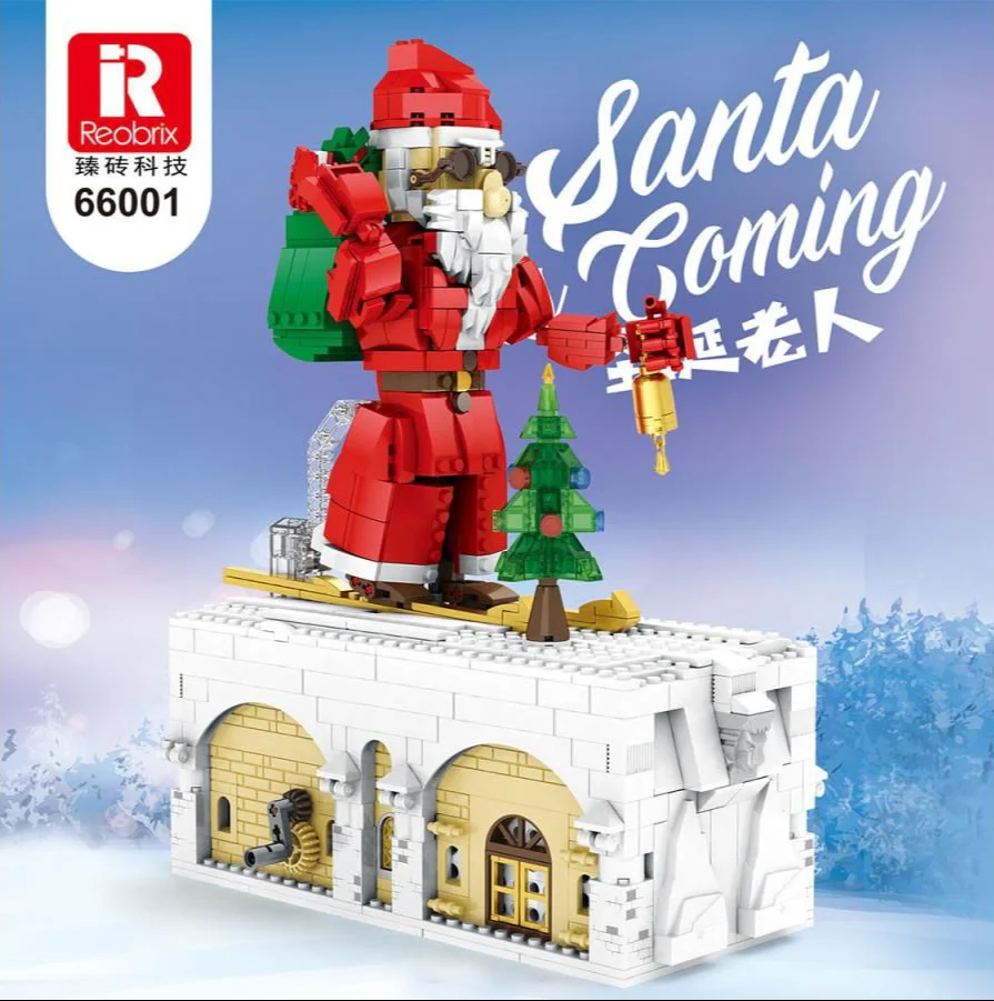 66001 The Big Santa 1039pc Construction Set - Image 5