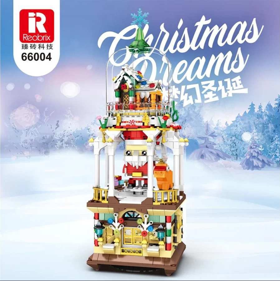 66004 Christmas Fantasies 856pc Construction Set - Image 5