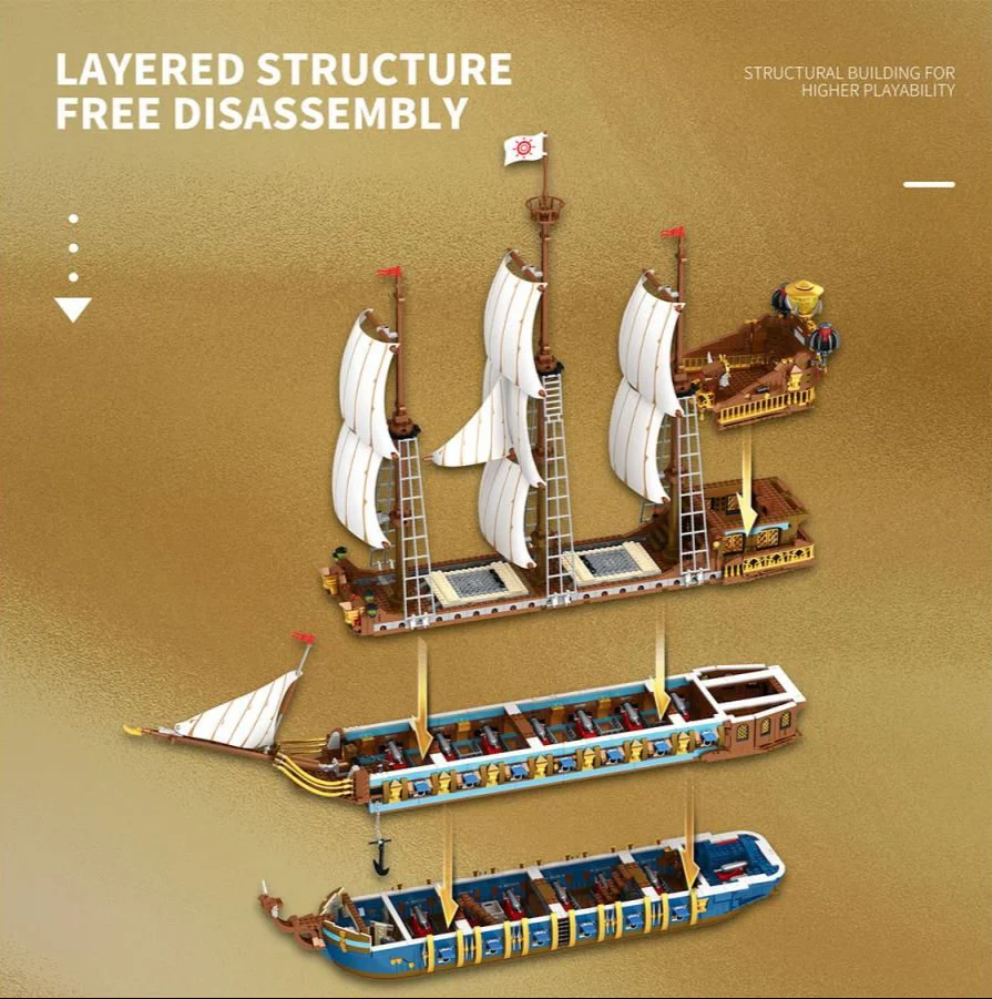 66011A1 The Royal Sunshine 3162pc Construction Set - Image 3