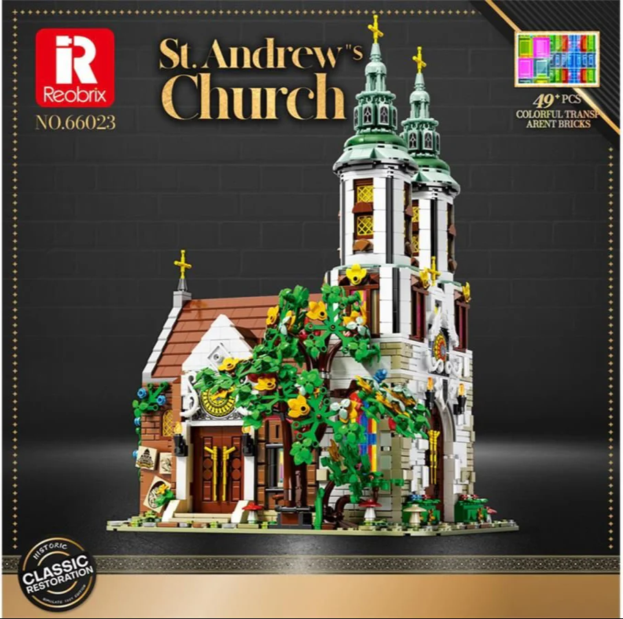 66023 St Andrew's Church 3087pc Construction Set - Image 7