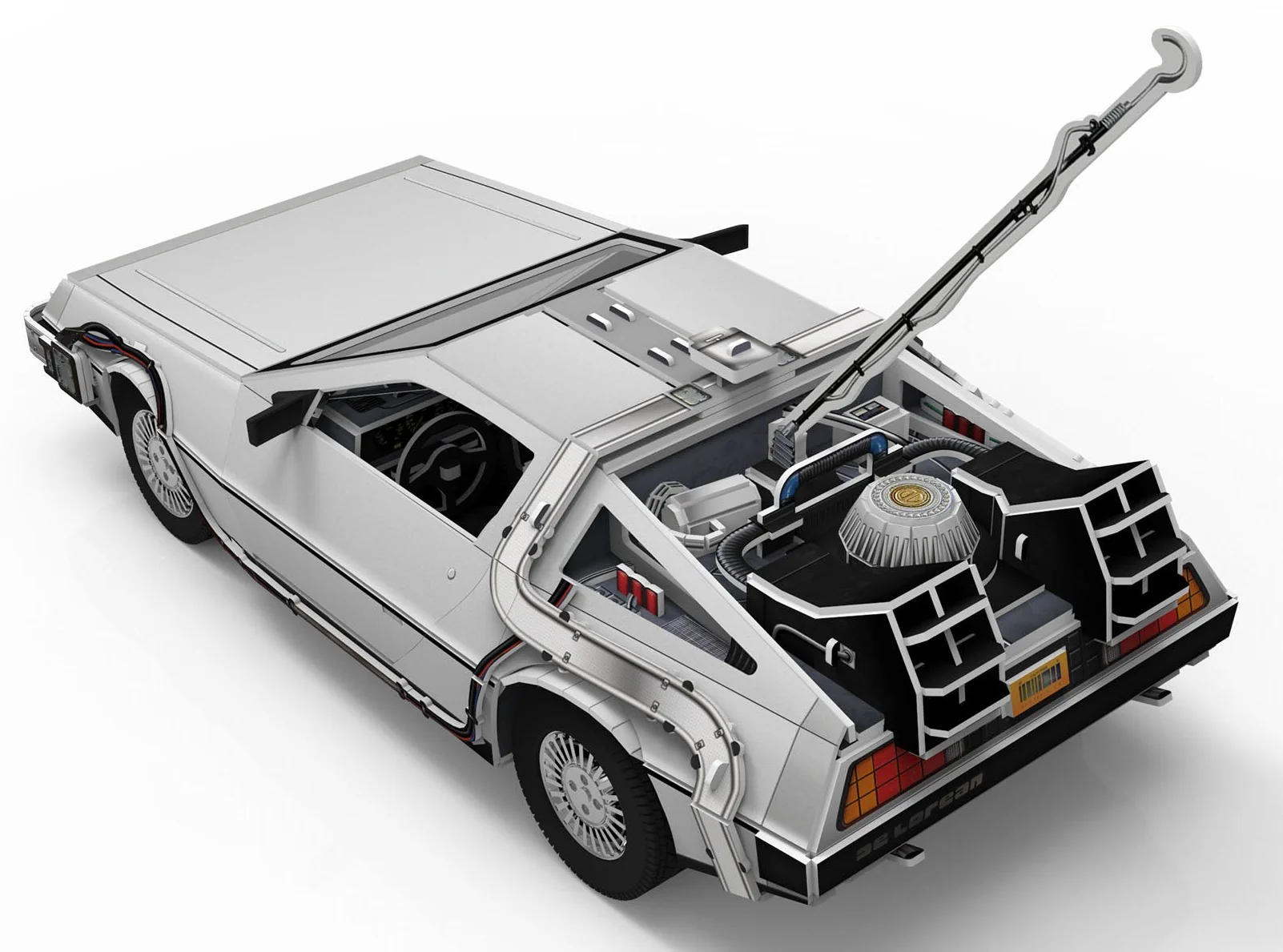 00221 Time Machine "Back to the Future" Model Kit - Image 5