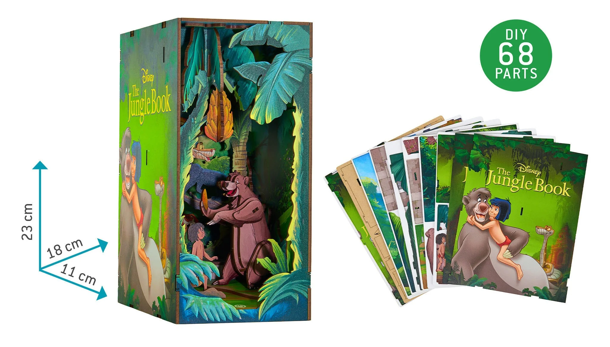00535 The Jungle Book Tiny Adventures Model Kit - Image 4