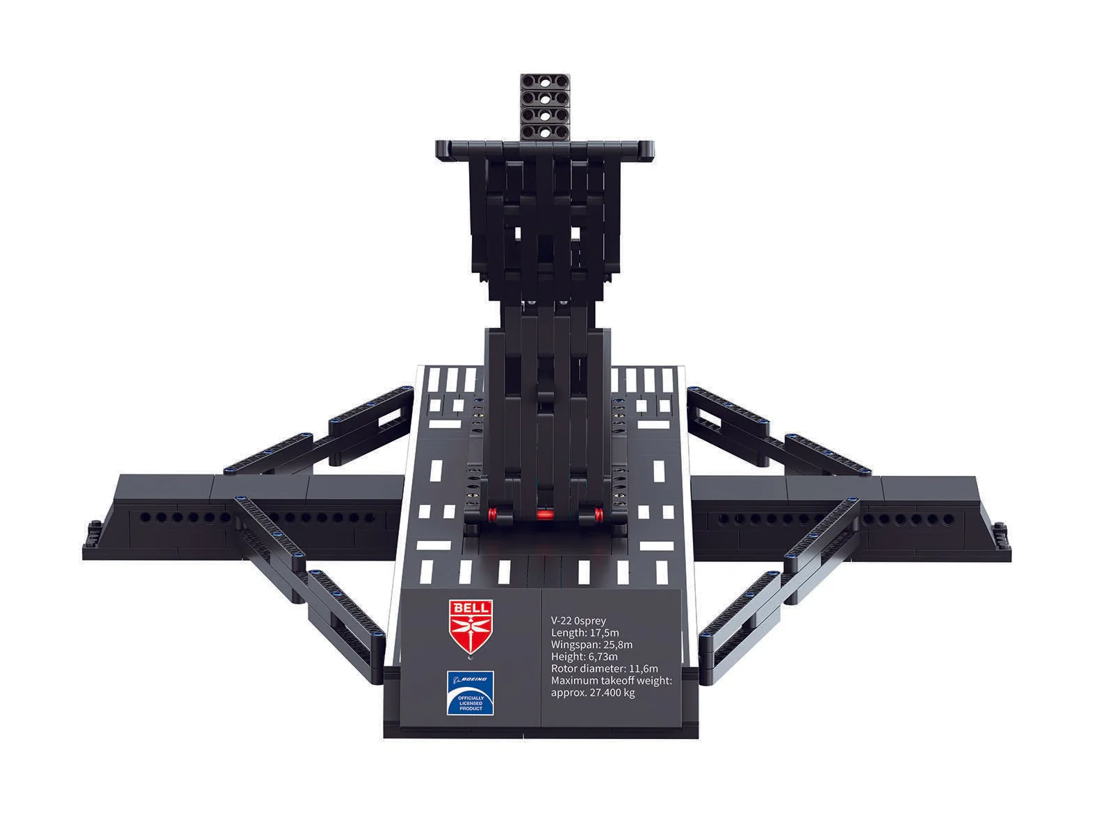 00961 Bell Boeing V-22 Osprey Brick System Model Kit - Image 6