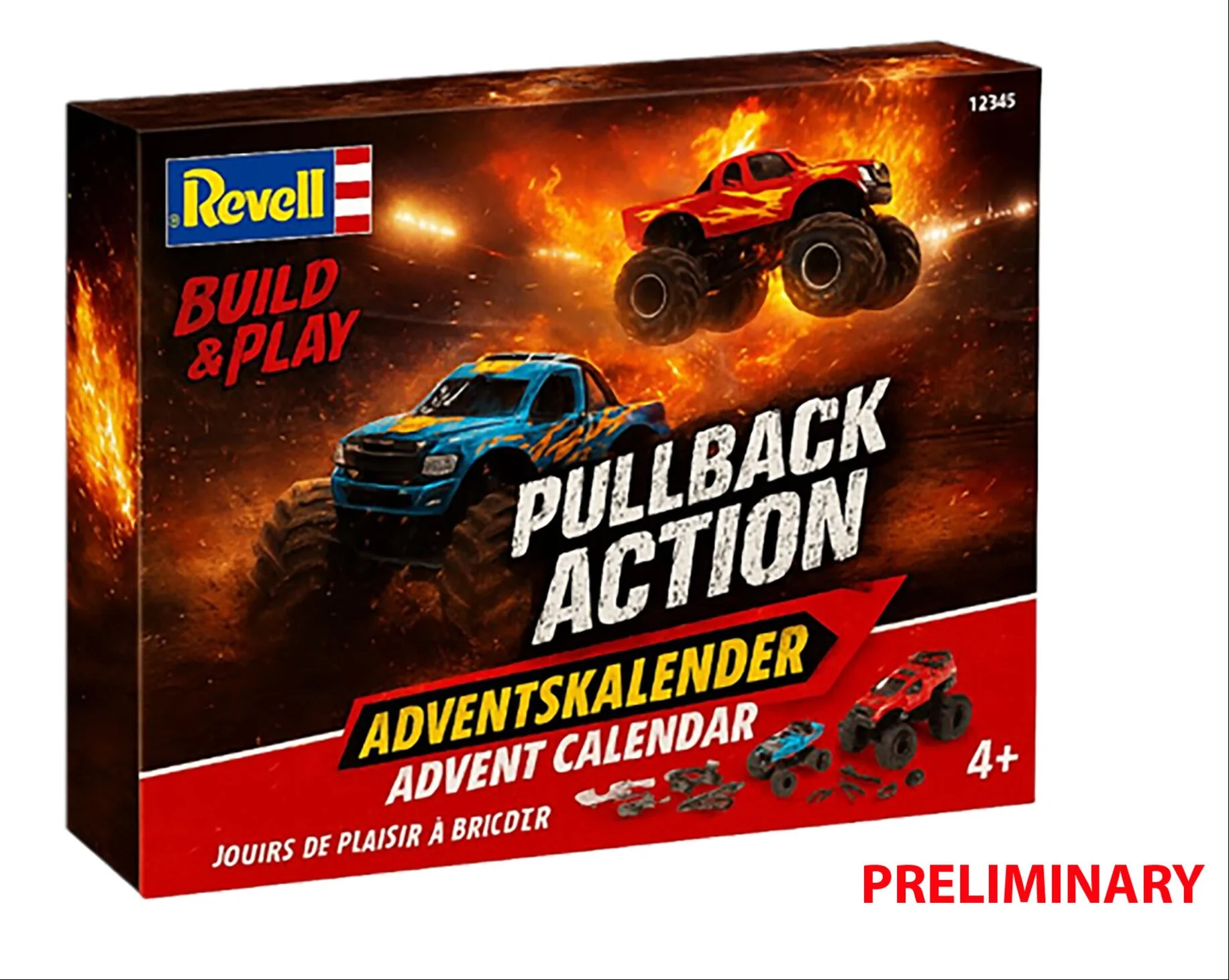 01063 Monster Truck Build & Play Advent Calendar