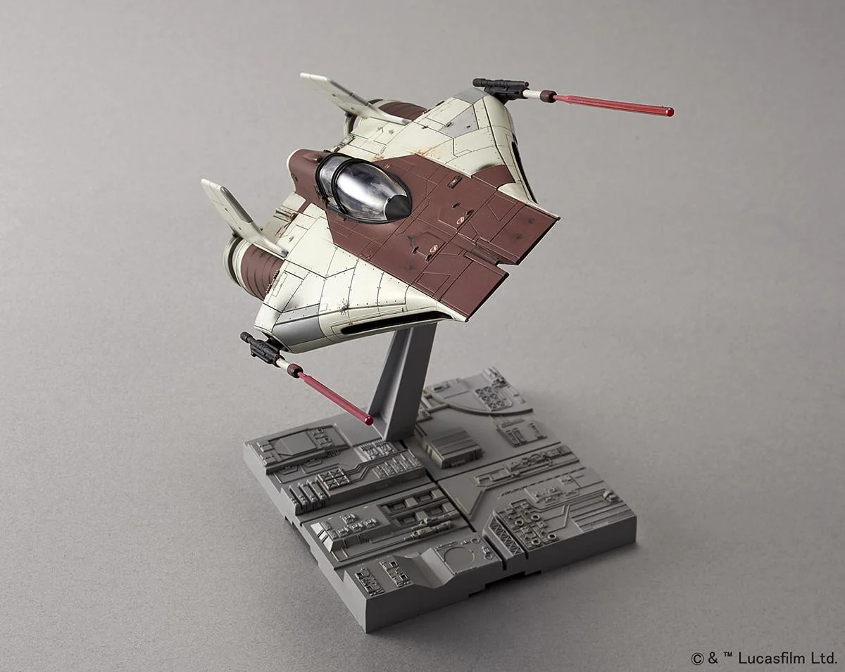 01210 Bandai Star Wars A-Wing Starfighter (1:72 Scale) Model Kit - Image 2
