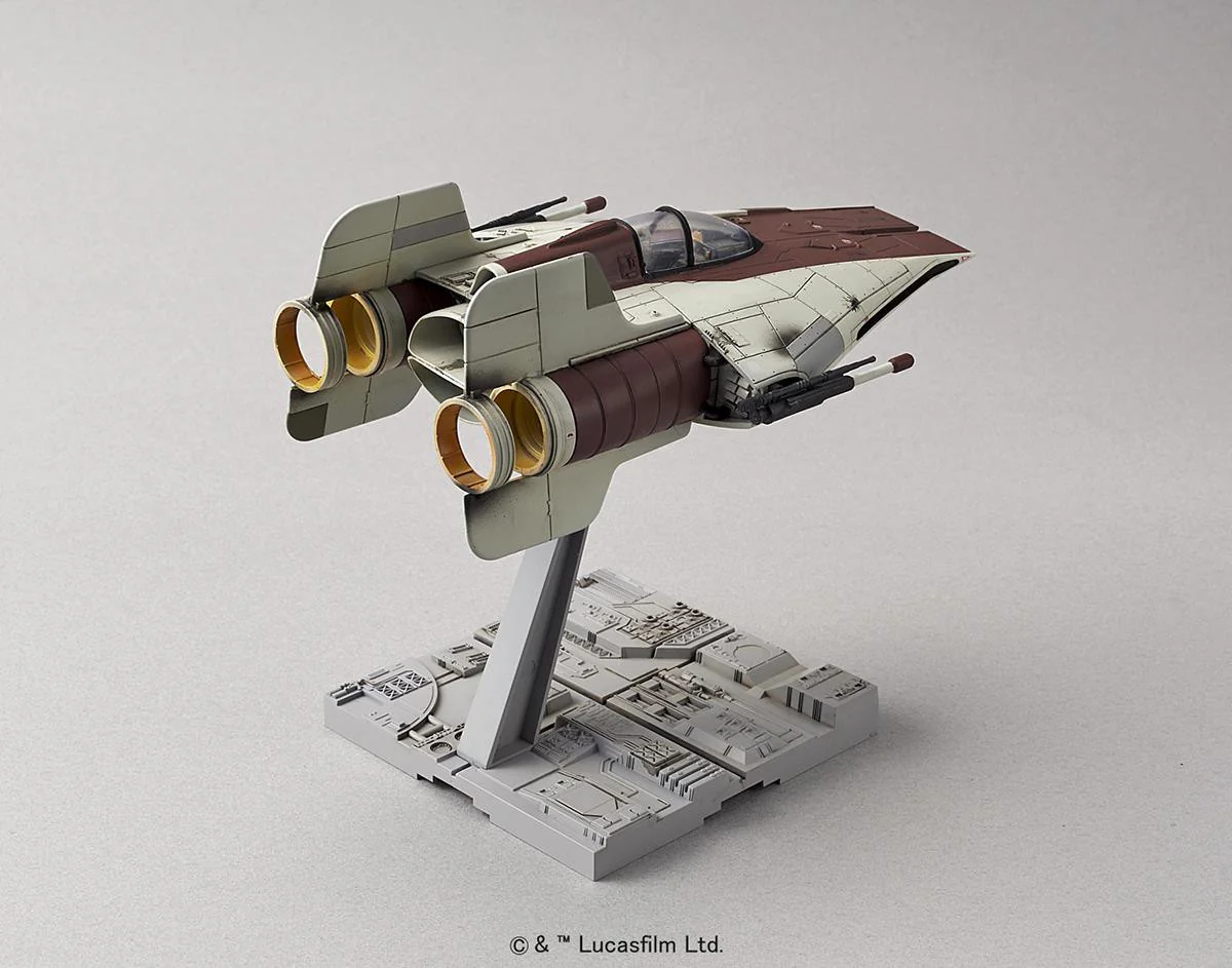 01210 Bandai Star Wars A-Wing Starfighter (1:72 Scale) Model Kit - Image 3