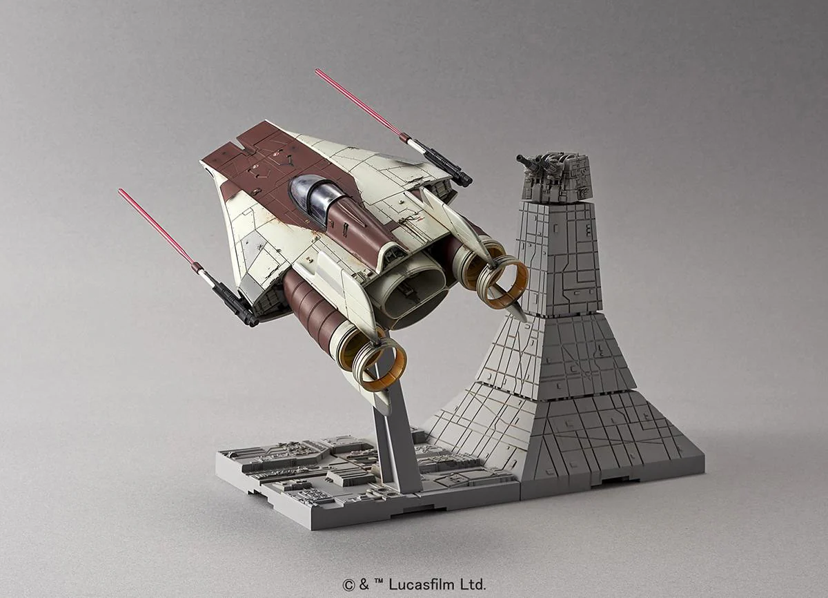 01210 Bandai Star Wars A-Wing Starfighter (1:72 Scale) Model Kit - Image 5