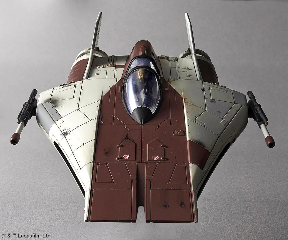 01210 Bandai Star Wars A-Wing Starfighter (1:72 Scale) Model Kit - Image 6