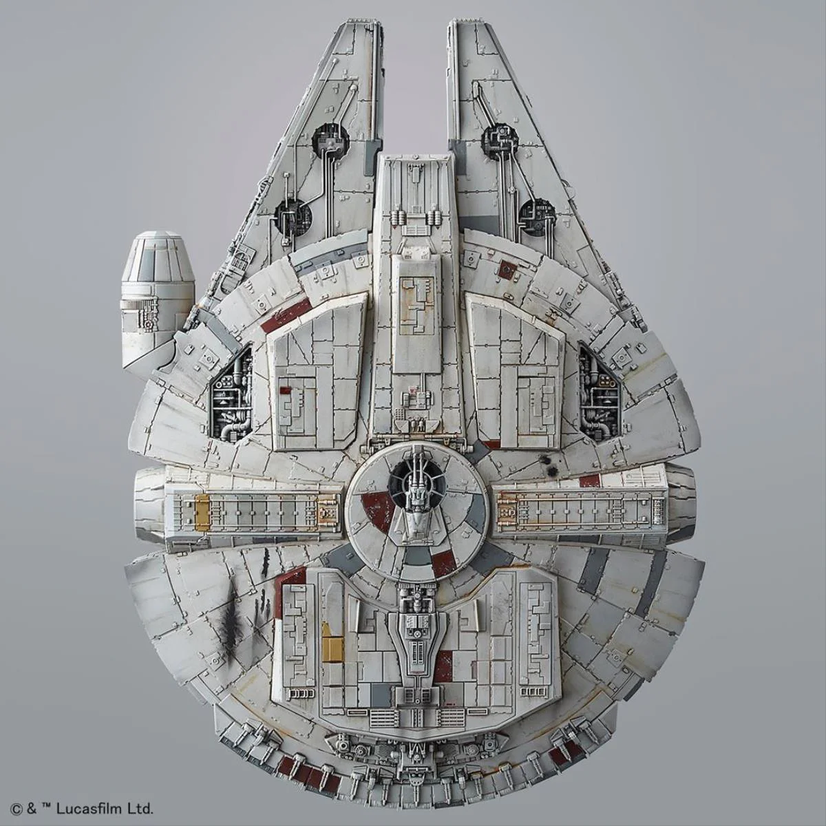 01211 Bandai Star Wars Millennium Falcon: The Last Jedi (1:144 Scale) Model Kit - Image 6