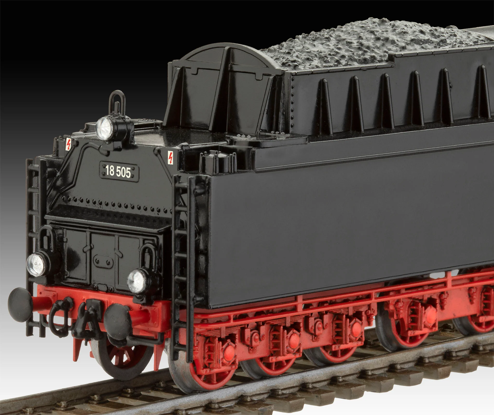 02167 Express Locomotive BR 18 505 with Tender 2'3' T38 Model Kit - Image 6