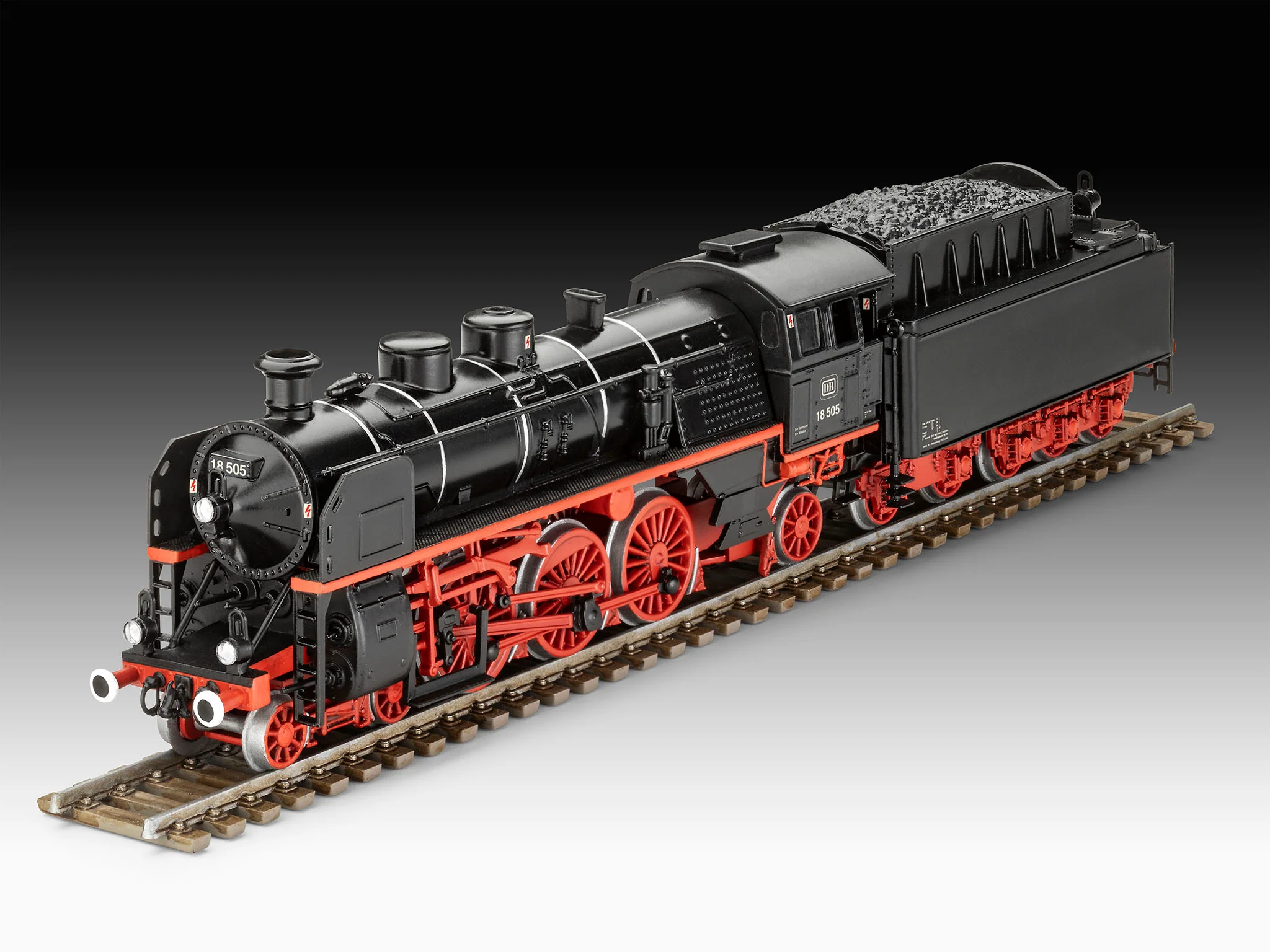 02167 Express Locomotive BR 18 505 with Tender 2'3' T38 Model Kit - Image 8